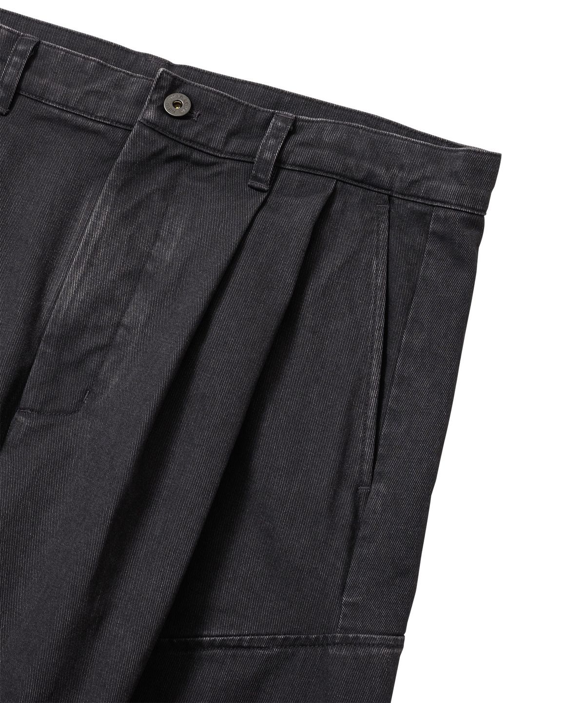 아조바이아조(AJOBYAJO) Cationic Washed Cotton Pants [CHARCOAL]