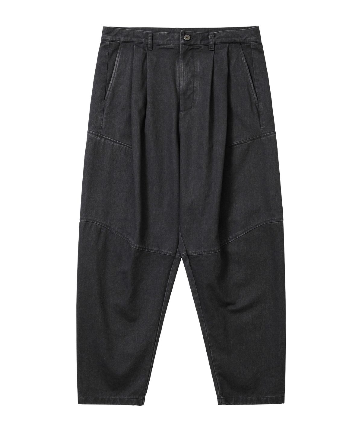 아조바이아조(AJOBYAJO) Cationic Washed Cotton Pants [CHARCOAL]