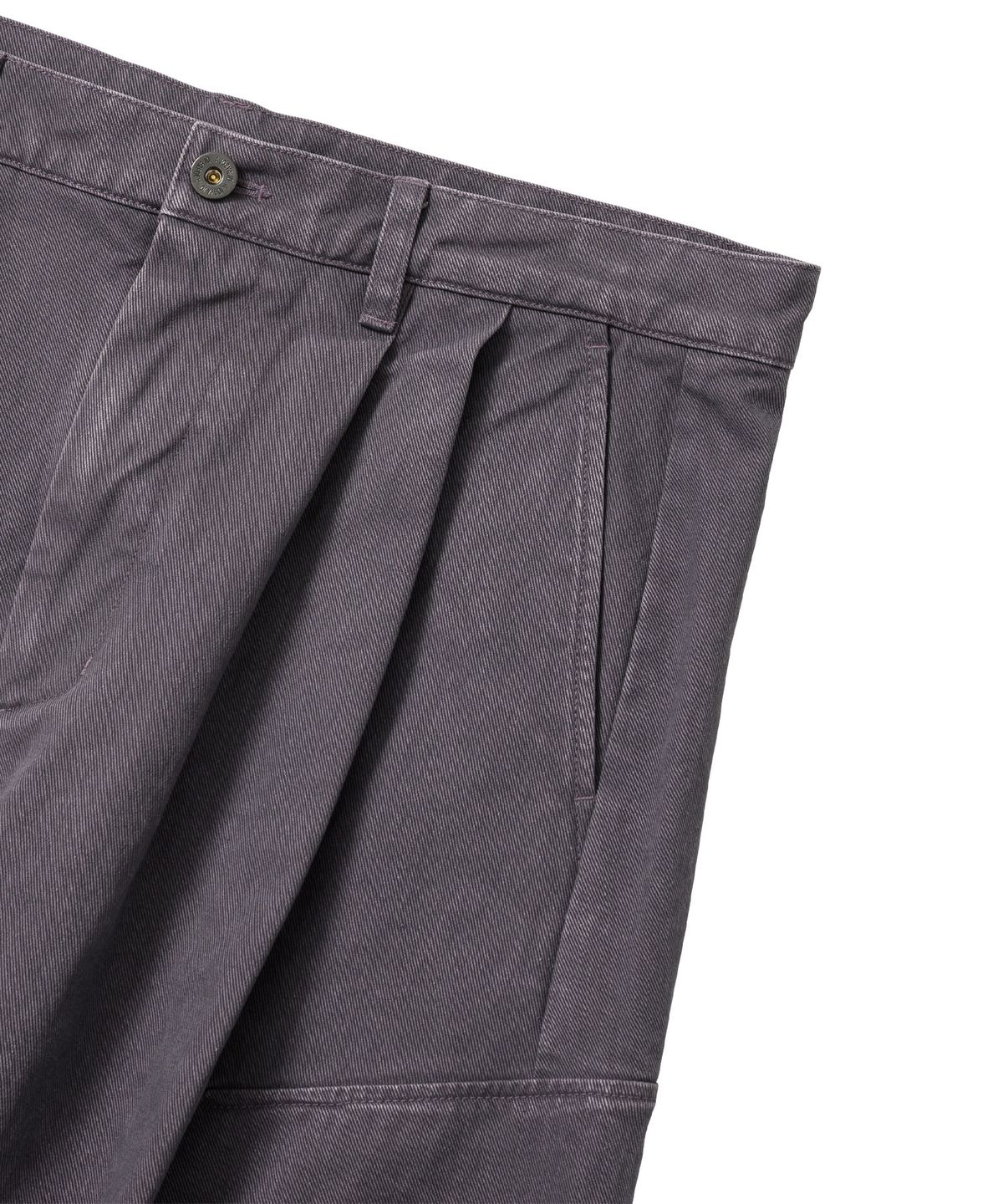 아조바이아조(AJOBYAJO) Cationic Washed Cotton Pants [PURPLE]