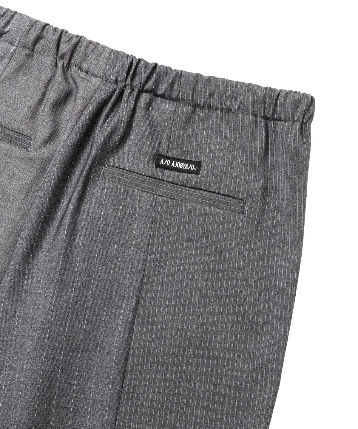 아조바이아조(AJOBYAJO) Quad Stripe Trousers [GREY]
