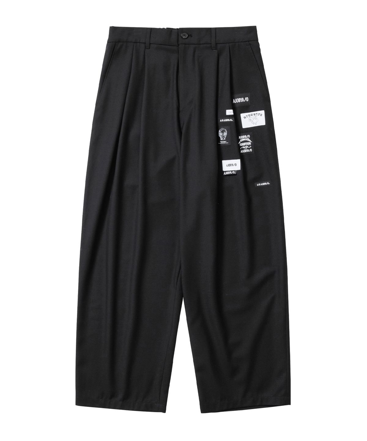 아조바이아조(AJOBYAJO) Wool Blend Expensive Trousers [BLACK]