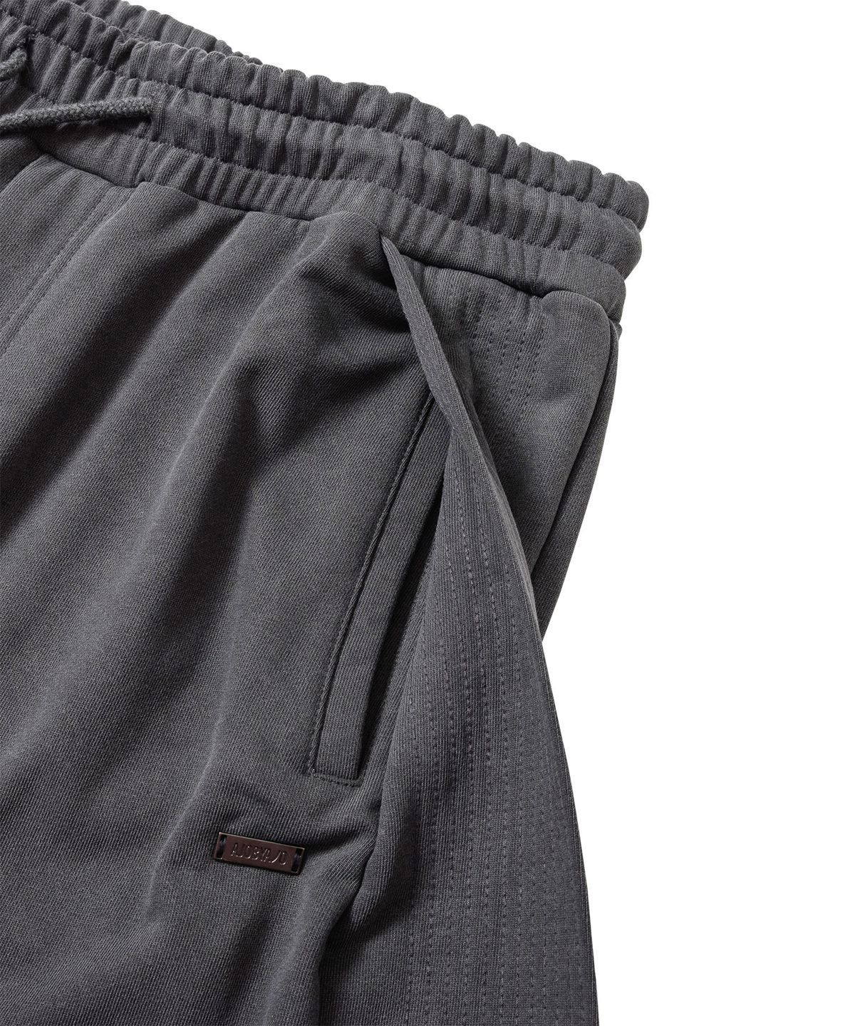 아조바이아조(AJOBYAJO) One Tuck Qulted Jersey Pants [CHARCOAL]
