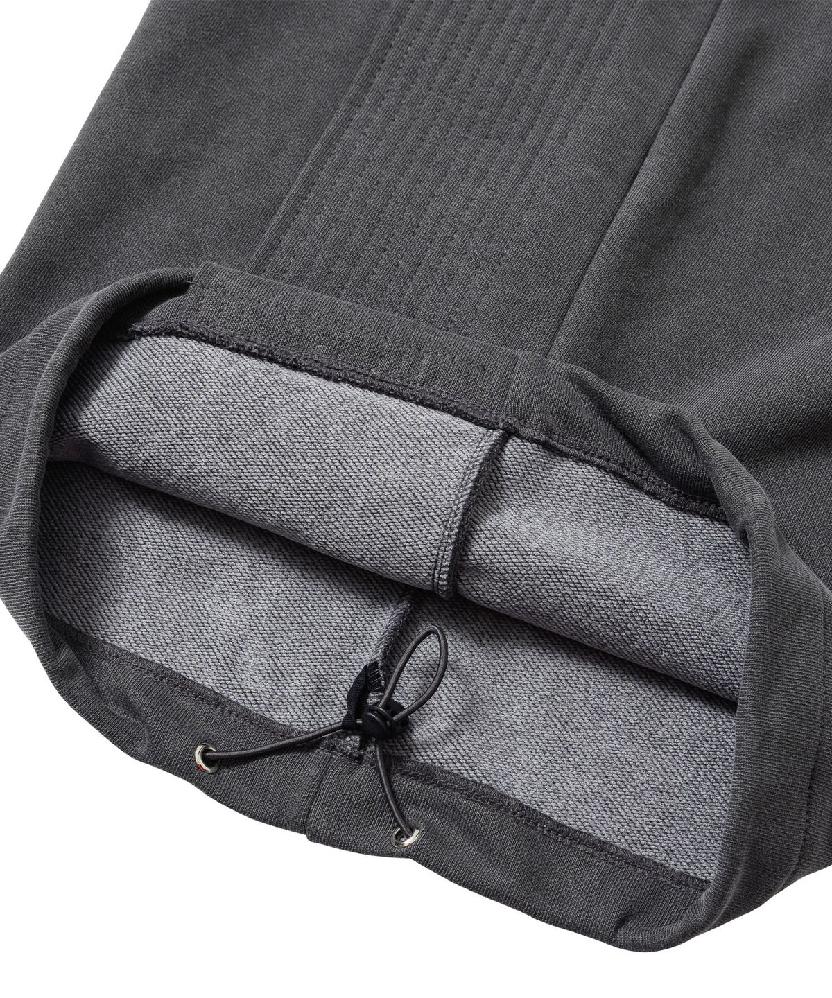 아조바이아조(AJOBYAJO) One Tuck Qulted Jersey Pants [CHARCOAL]