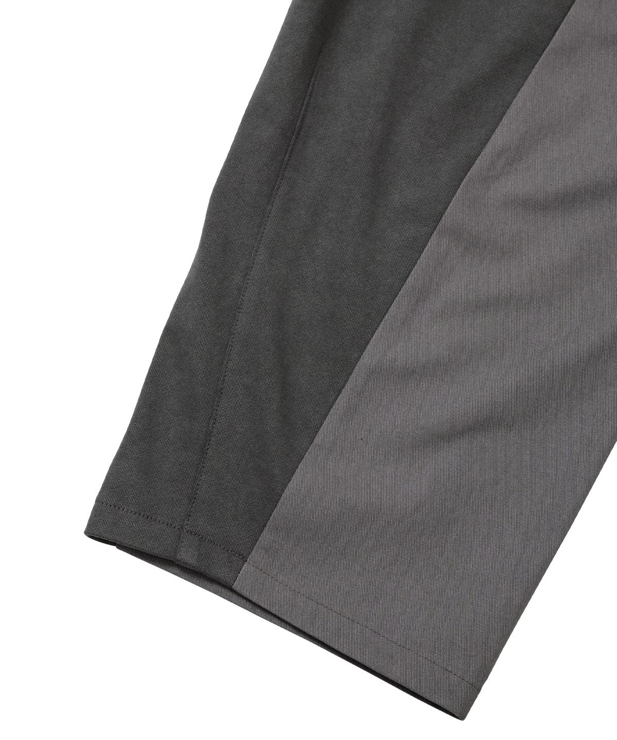 아조바이아조(AJOBYAJO) Dual Fabric Hybrid Pants [CHARCOAL]