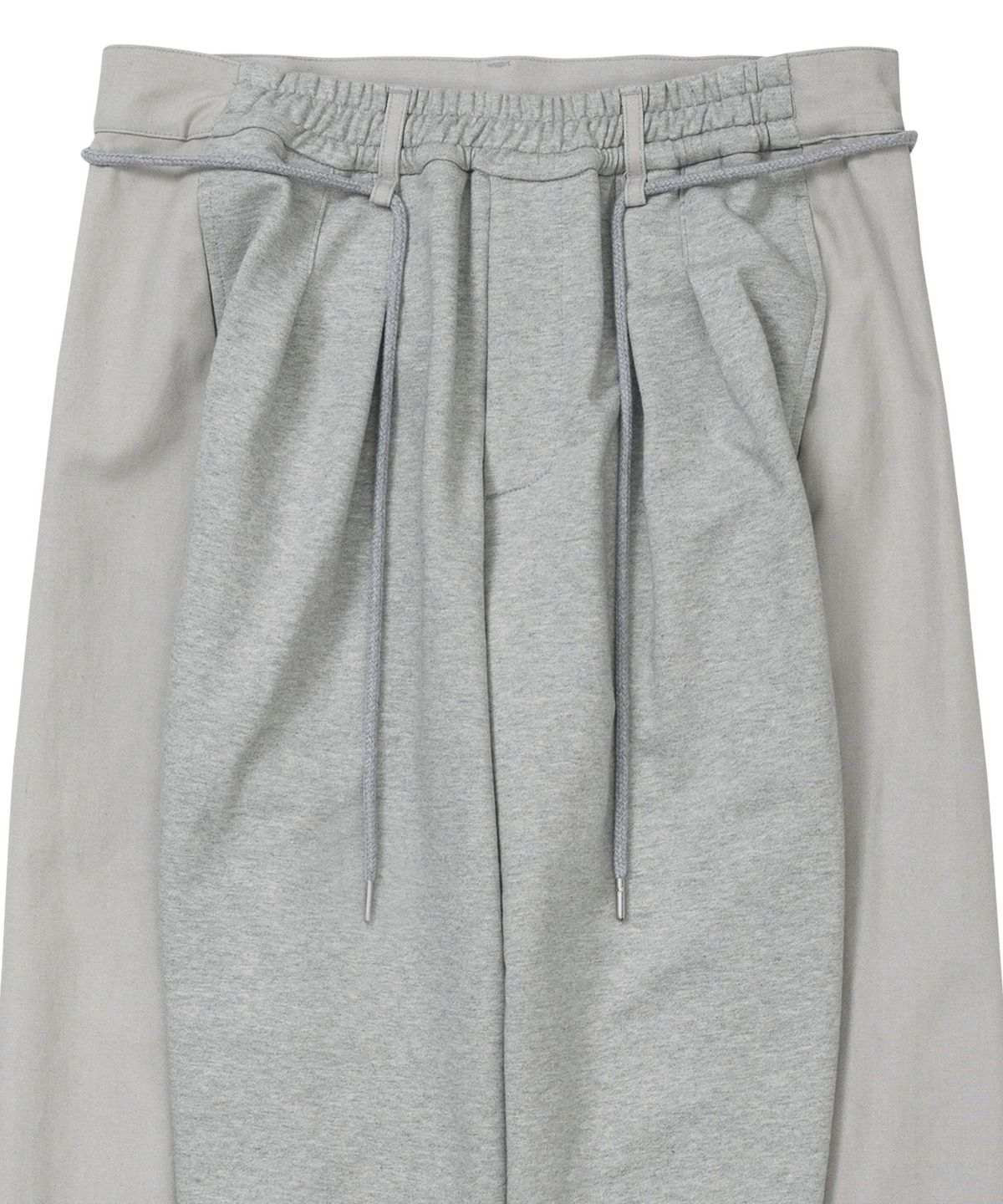 아조바이아조(AJOBYAJO) Dual Fabric Hybrid Pants [MELANGE GREY]