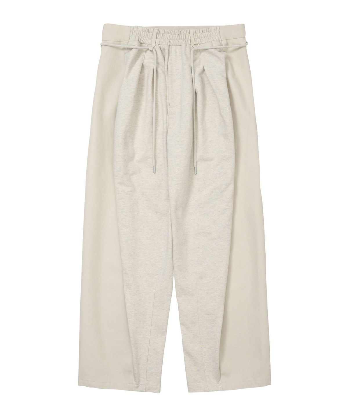아조바이아조(AJOBYAJO) Dual Fabric Hybrid Pants [OATMEAL]