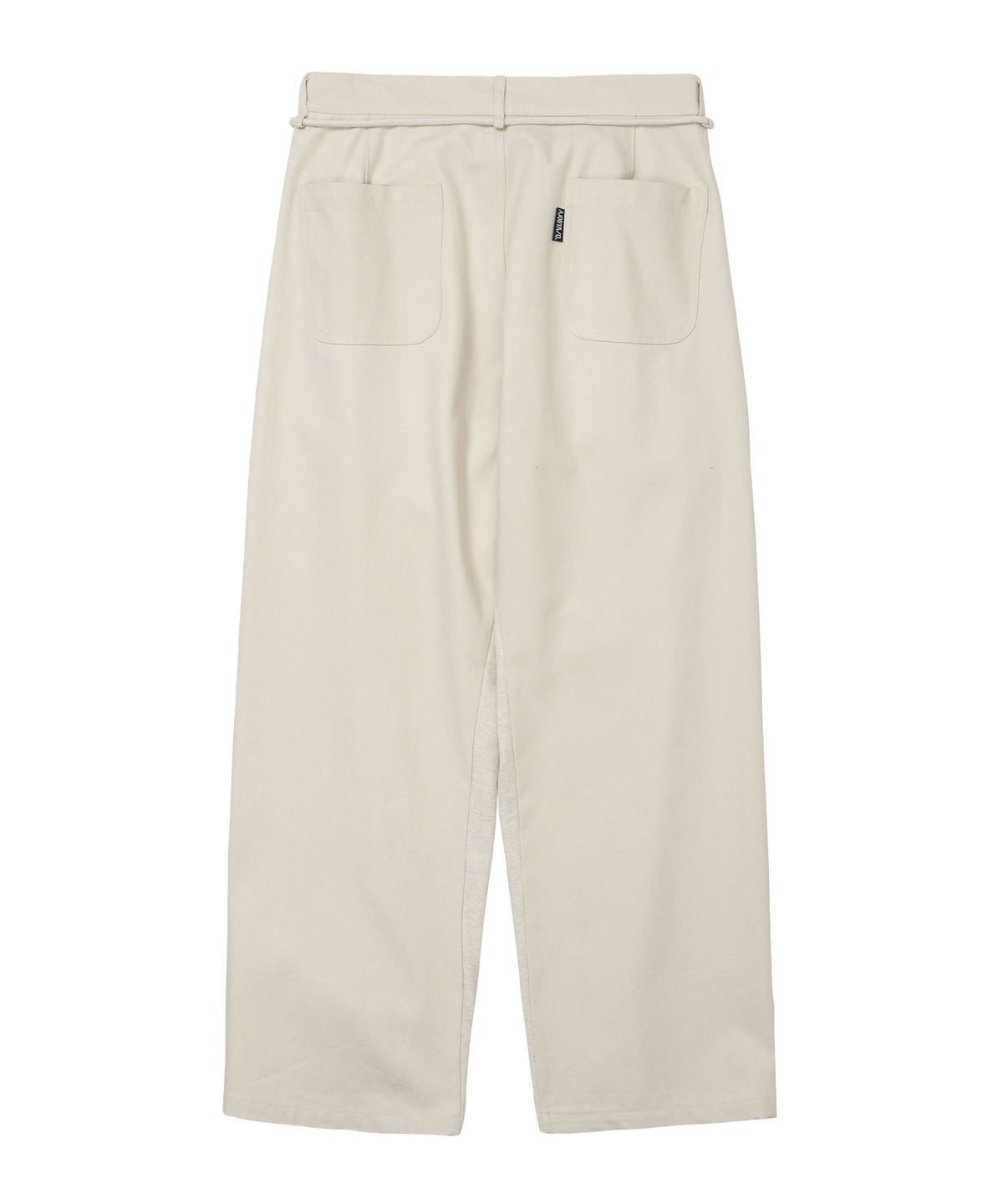 아조바이아조(AJOBYAJO) Dual Fabric Hybrid Pants [OATMEAL]