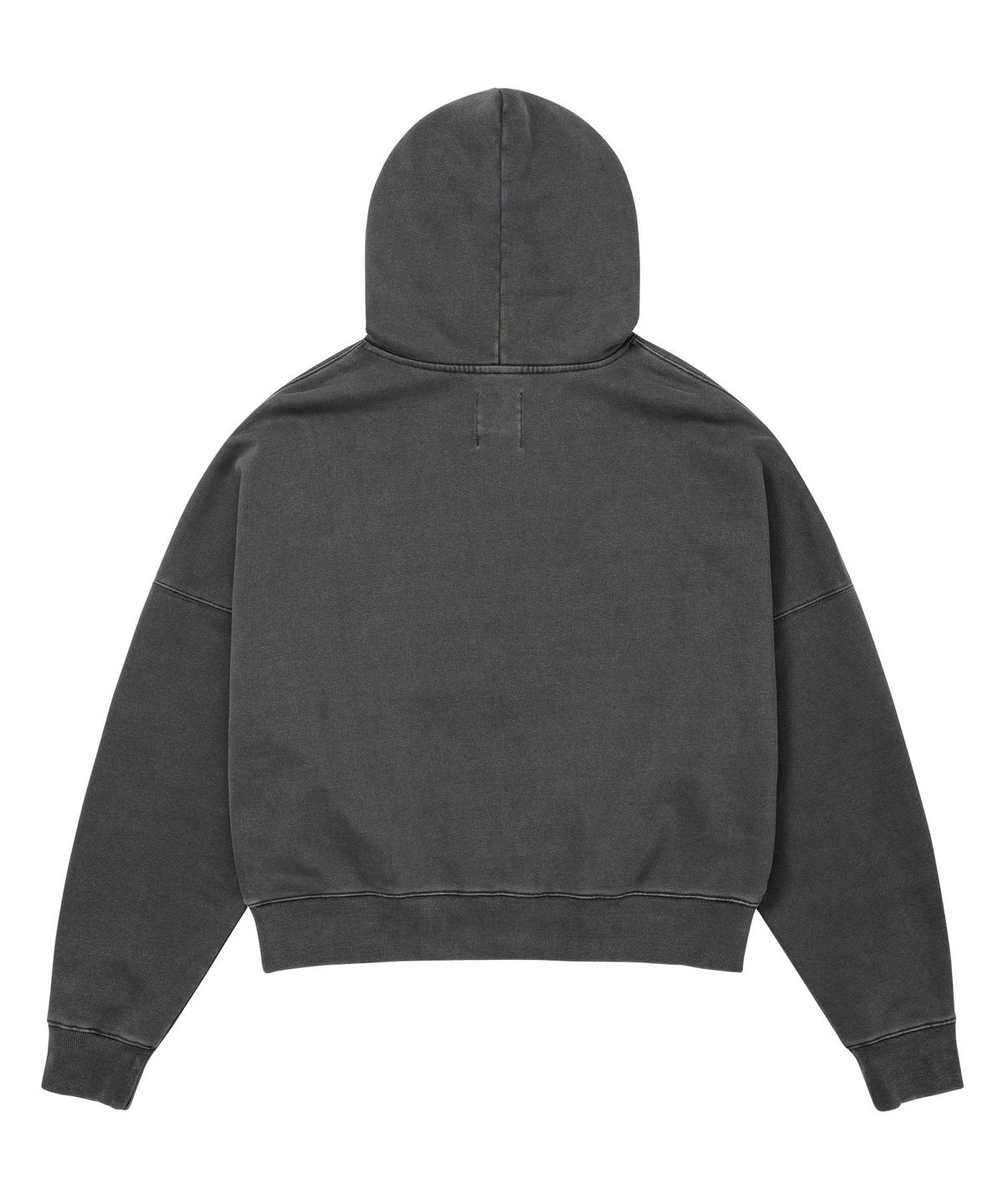 아조바이아조(AJOBYAJO) Dual Pocket Washed Hoodie [CHARCOAL]