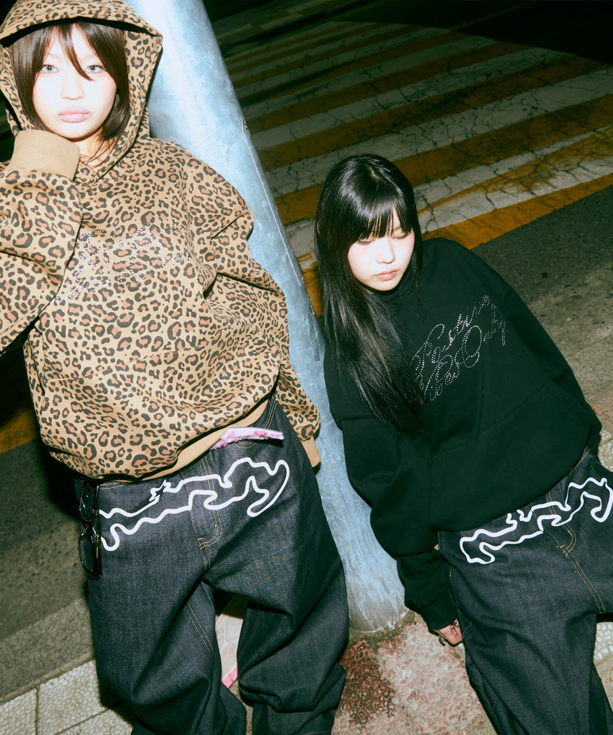 떨스티(THIRSTY) ANGEL BAGGY JEAN