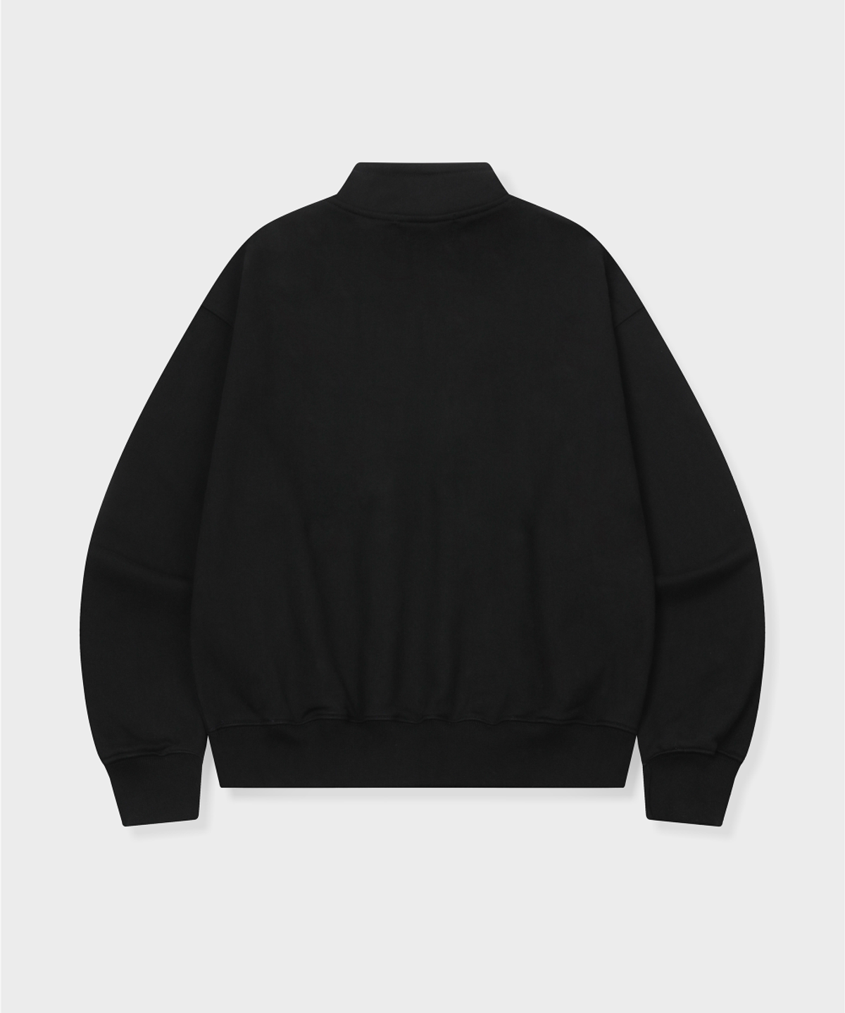 글런든(GRUNDEN) SIGNATURE LOGO HALF ZIP-UP (BLACK)