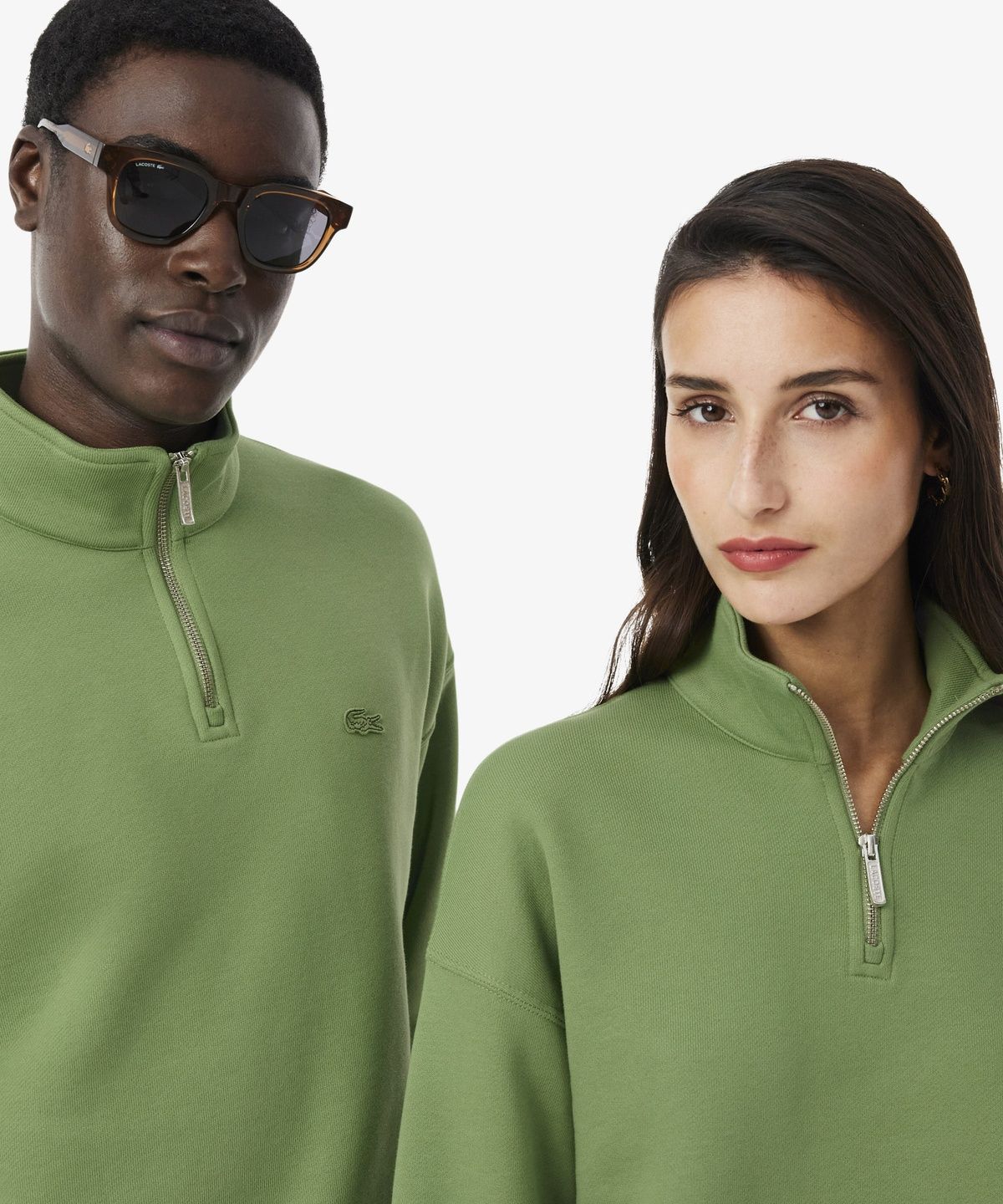 라코스테(LACOSTE) 남성 루즈핏 반집업 풀오버 SH7759-56G 02M