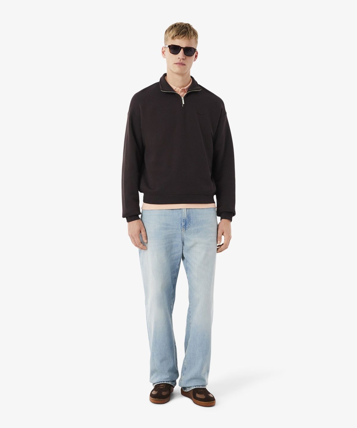 라코스테(LACOSTE) 남성 루즈핏 반집업 풀오버 SH7759-56G 3LA