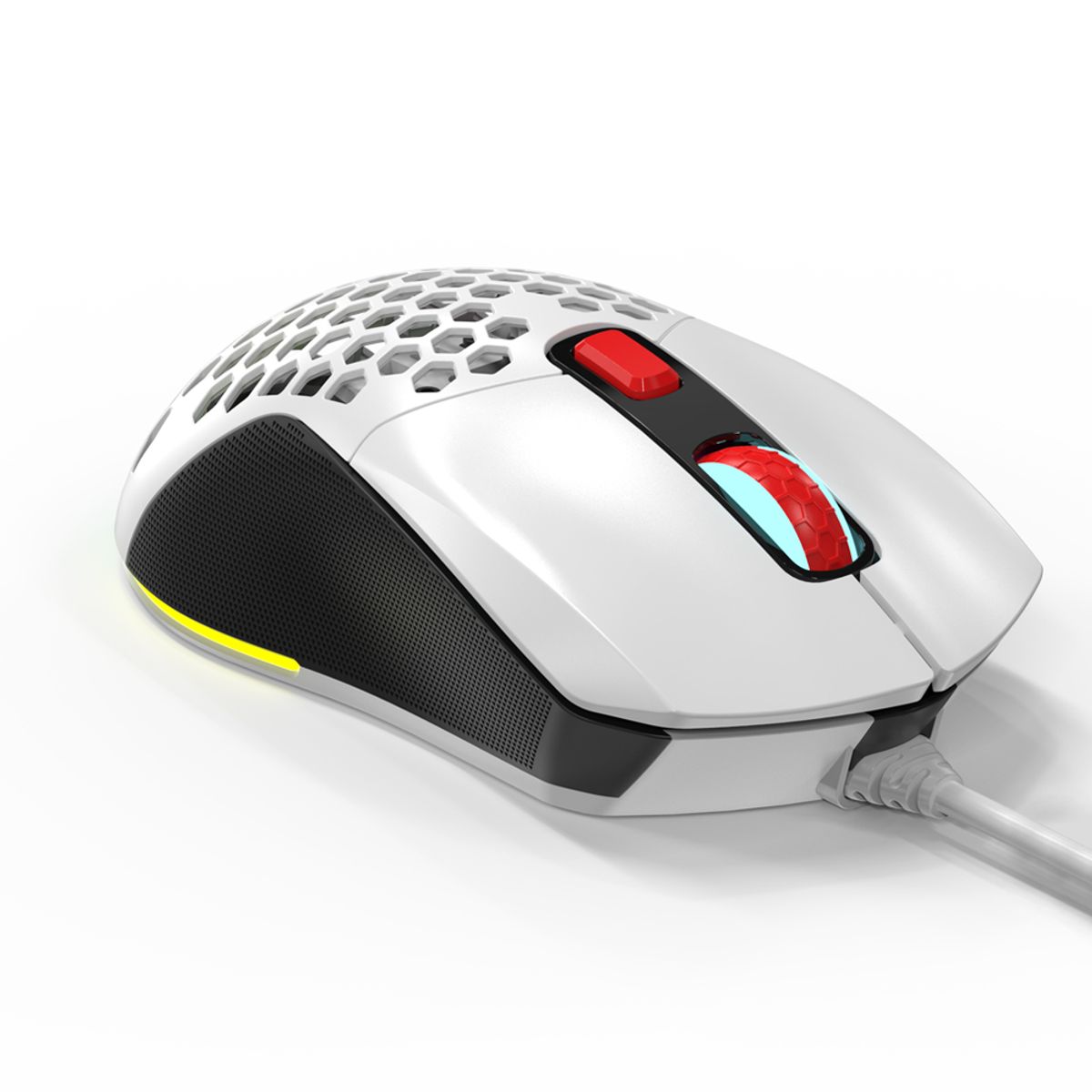 지데빌(GDEVIL) G100 TRANS RGB 유선 게이밍 마우스 경량 마우스 교체형 커버