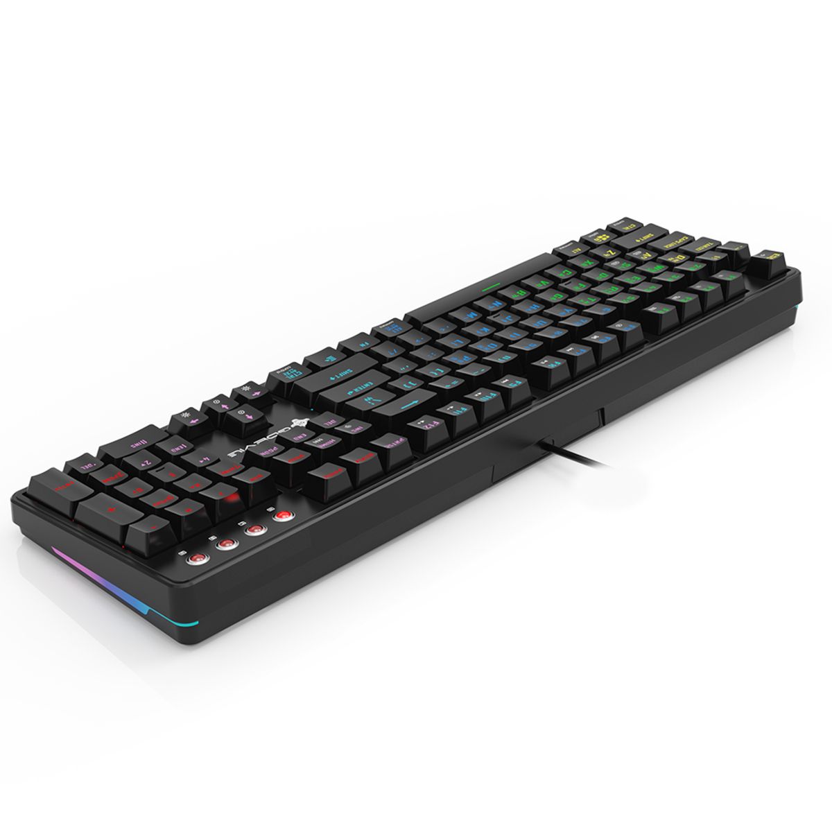 지데빌(GDEVIL) G917 SCUD 개스킷 게이밍 기계식 키보드 LED 지원