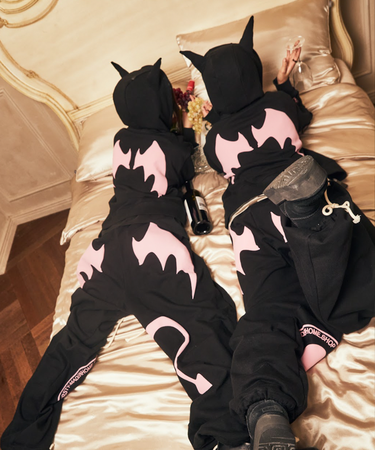 떨스티(THIRSTY) MXNG-NX-NYXNG HOOD ZIP-UP BLACK
