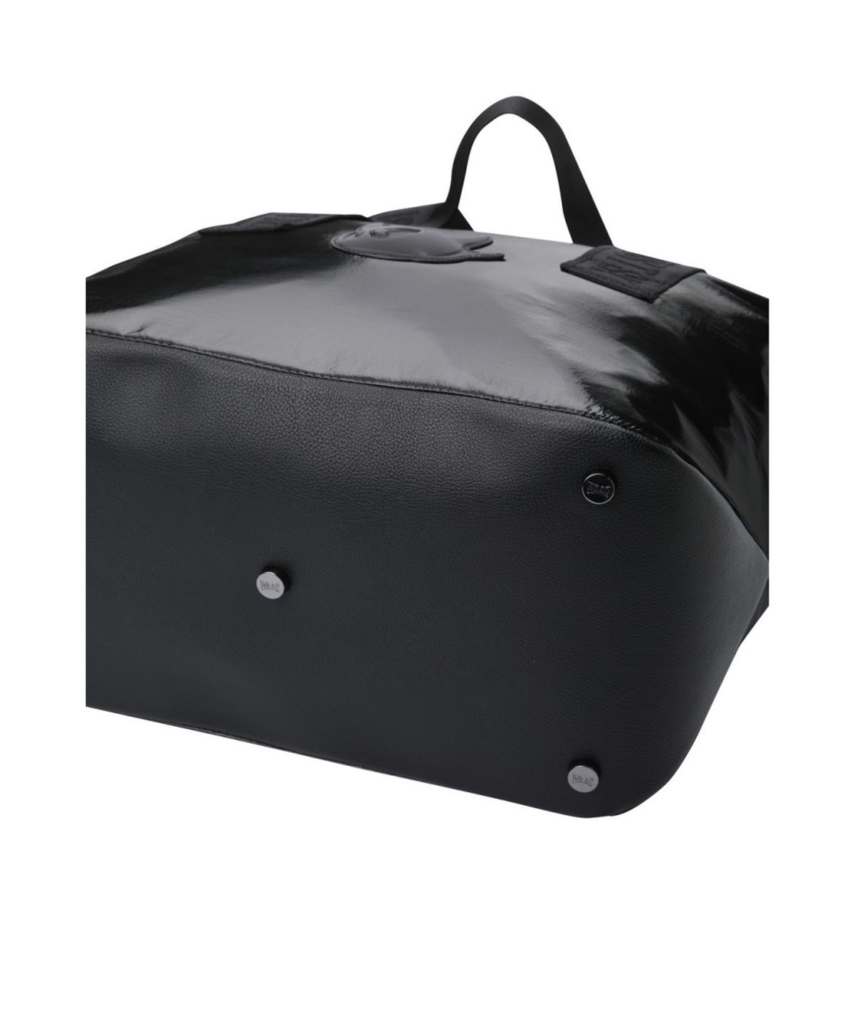 왁(WAAC) Glossy Tote Bag WGBOX26105BKX