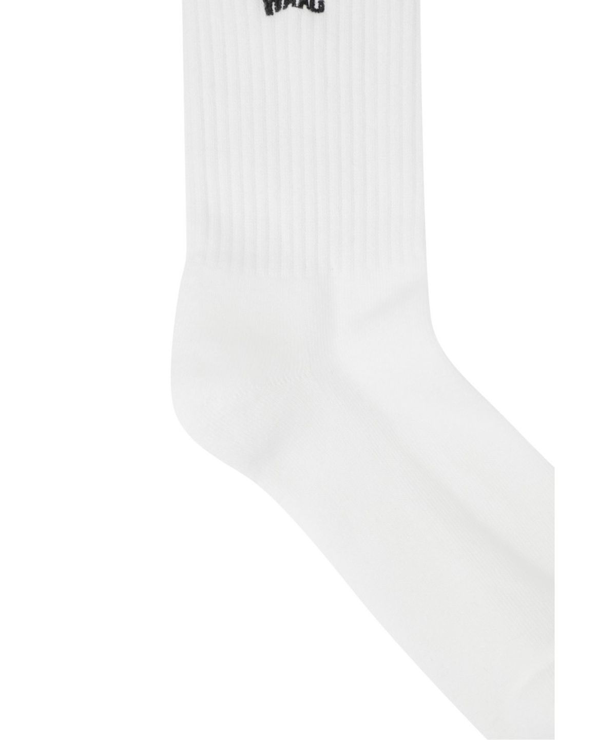왁(WAAC) Men Stripe Socks WGLCX26141WHX