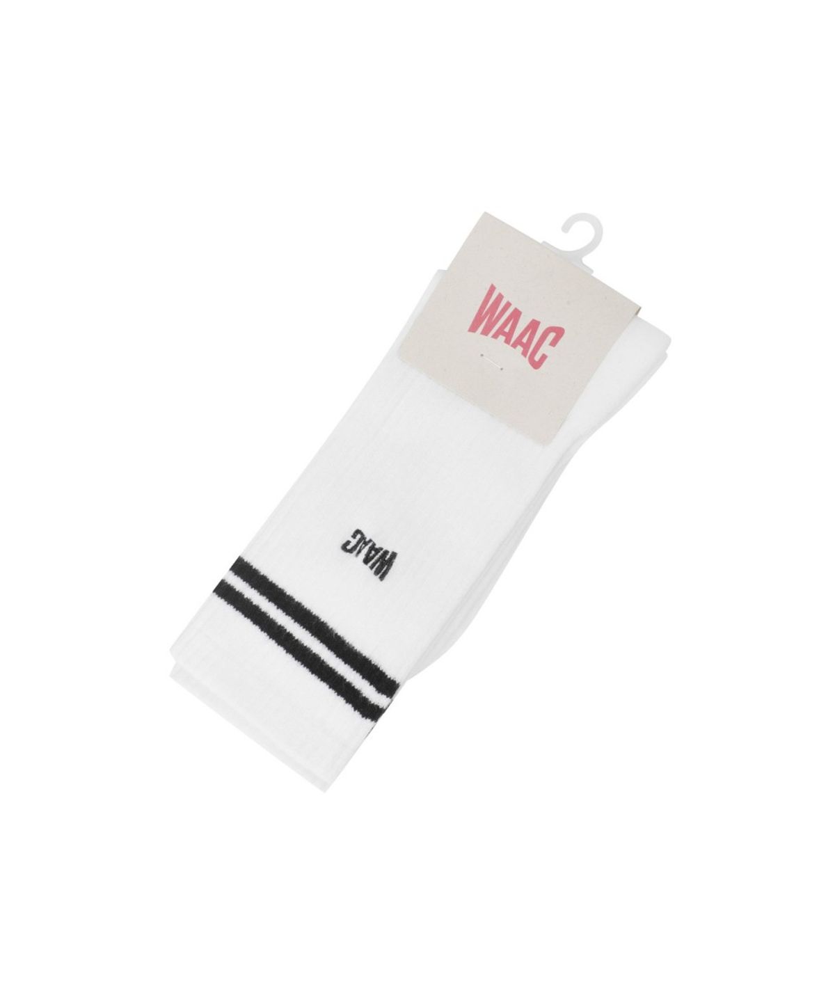 왁(WAAC) Men Stripe Socks WGLCX26141WHX