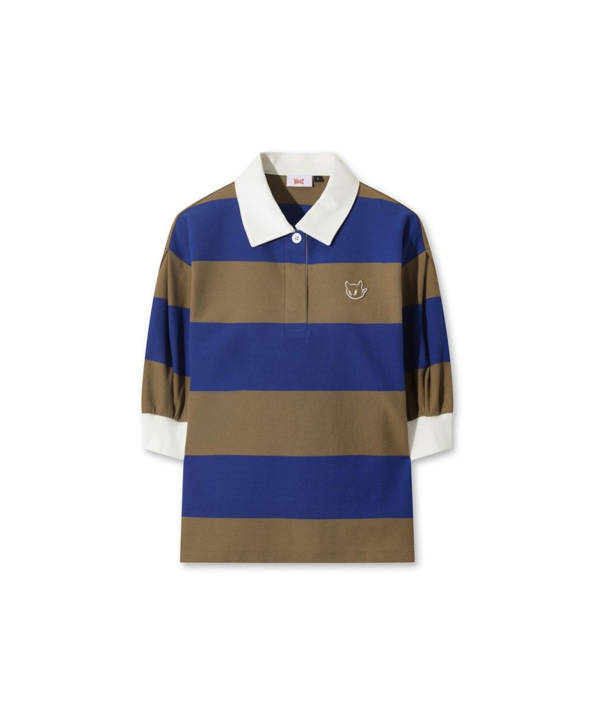 왁(WAAC) Rugby Stripe Polo WWTBS26107BUD