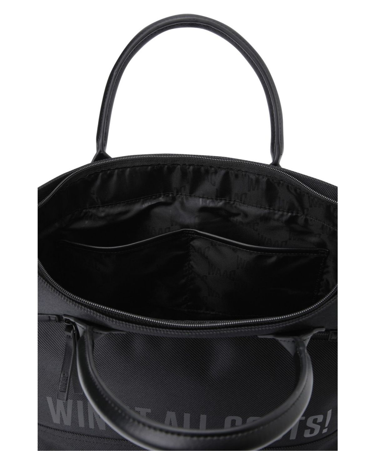 왁(WAAC) Women WAACKY Tote Bag WGBAX26113BKX