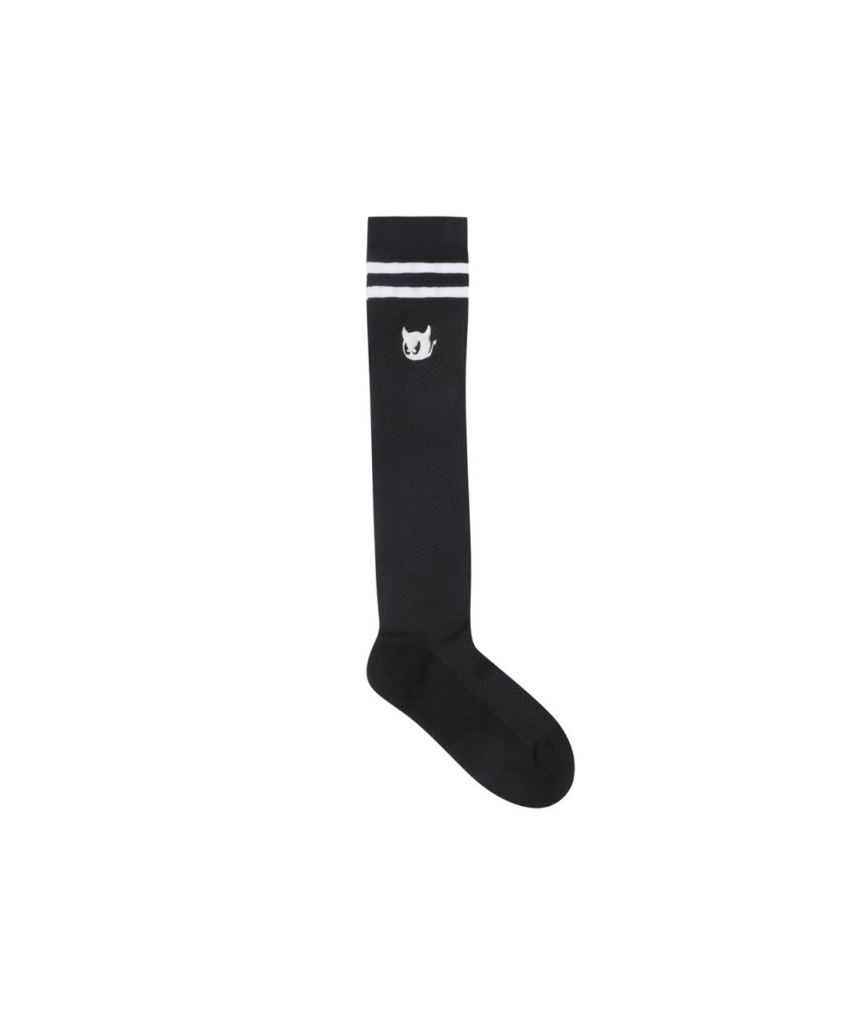 왁(WAAC) Women Stripe Knee Socks(Summer) WGLCX26120BKX