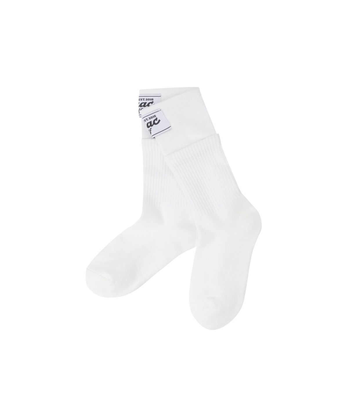 왁(WAAC) Women Logo Socks WGLCX26112WHX