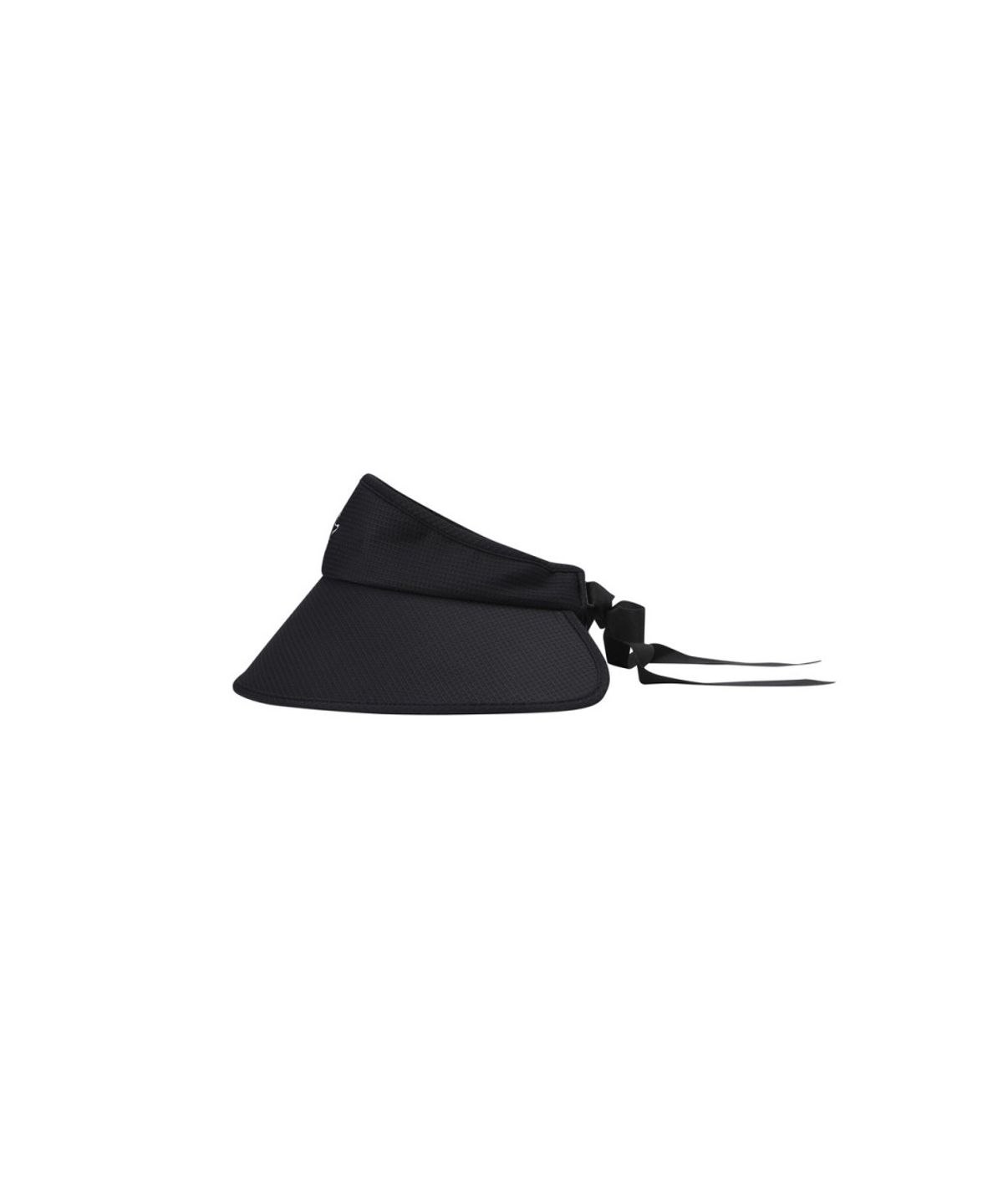 왁(WAAC) Women Ribbon Wide Visor WGRCX26112BKX