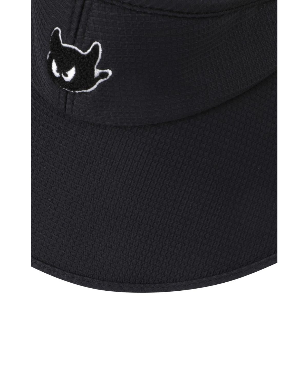 왁(WAAC) Women Ribbon Wide Visor WGRCX26112BKX