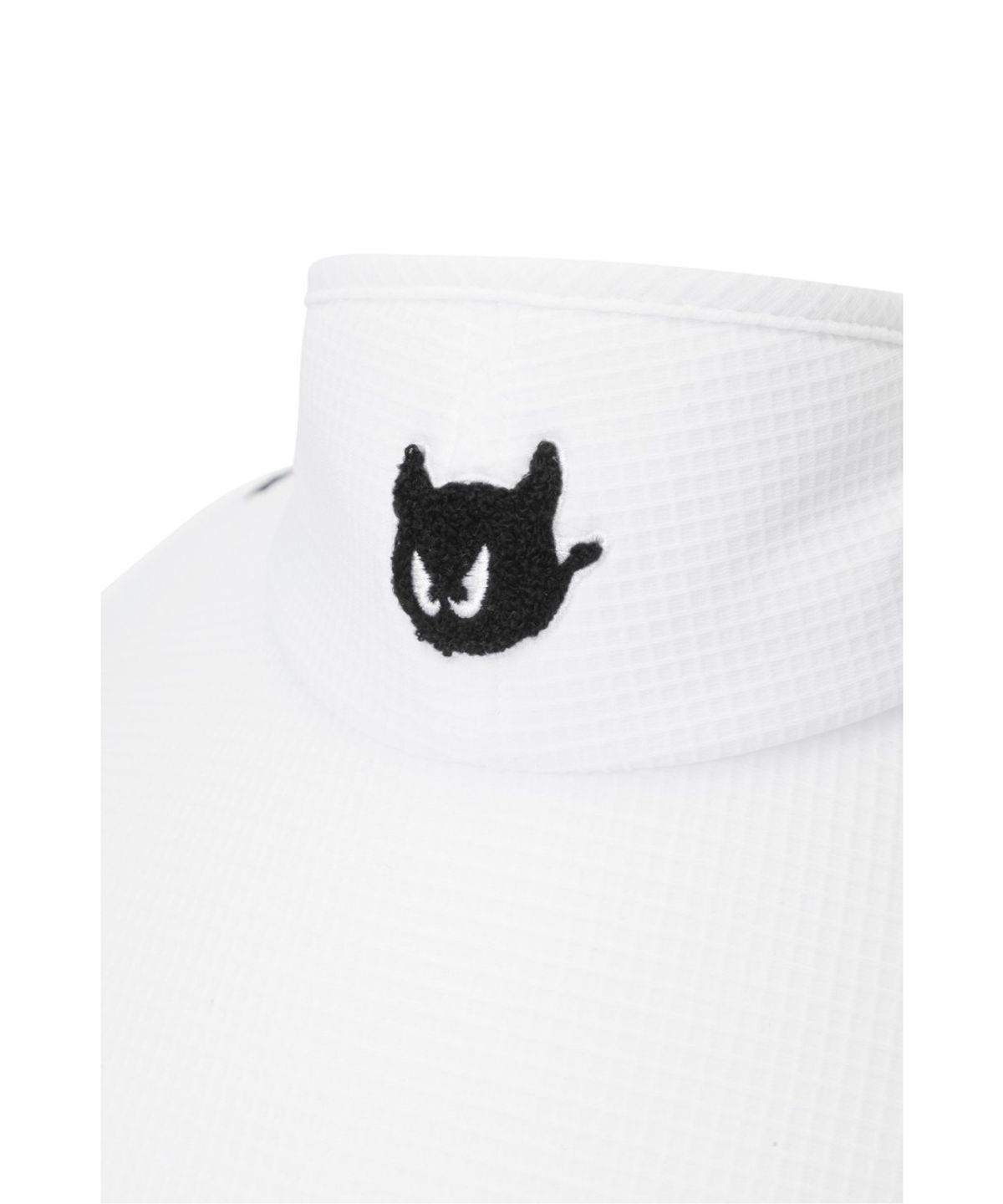왁(WAAC) Women Ribbon Wide Visor WGRCX26112WHX