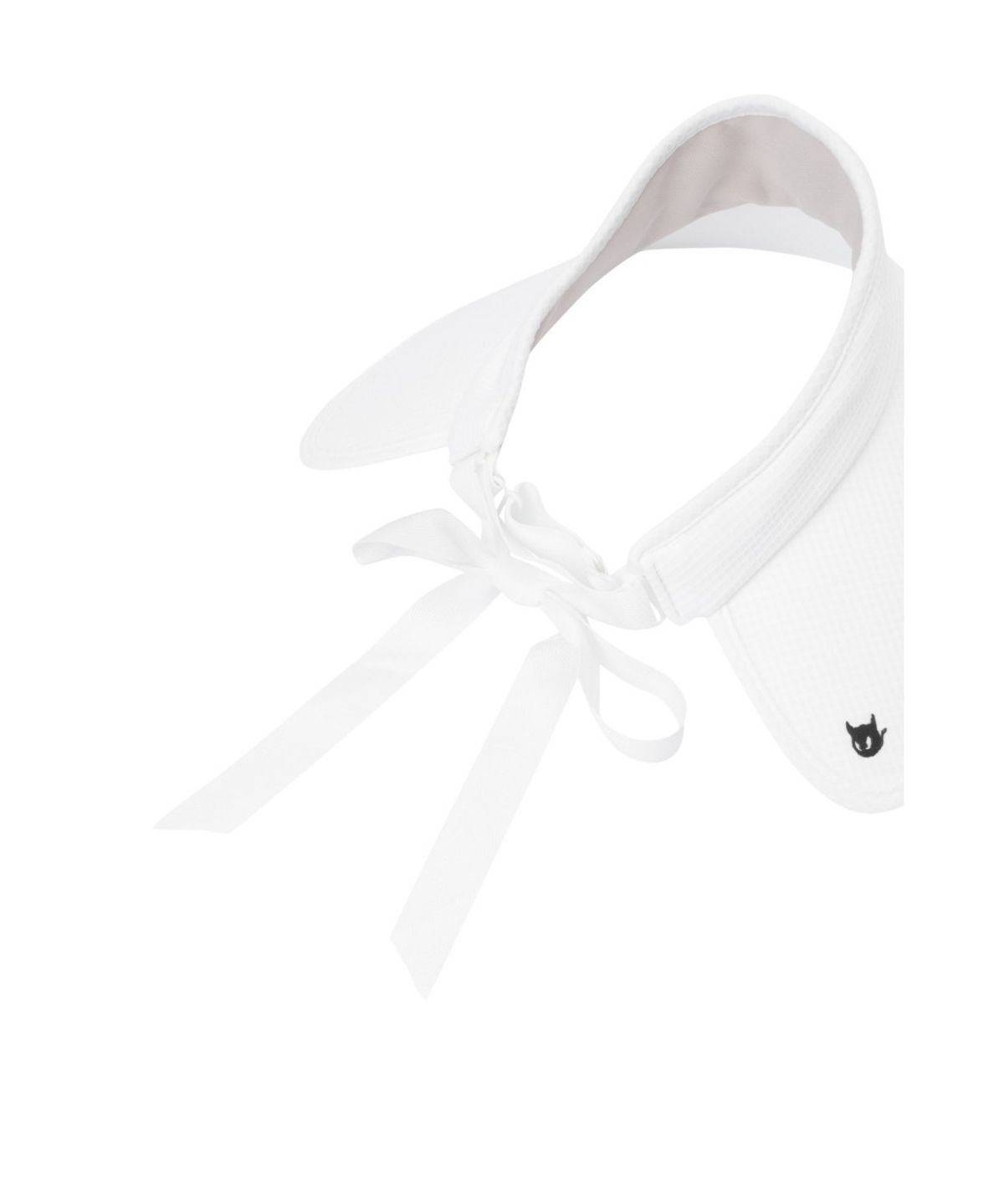 왁(WAAC) Women Ribbon Wide Visor WGRCX26112WHX