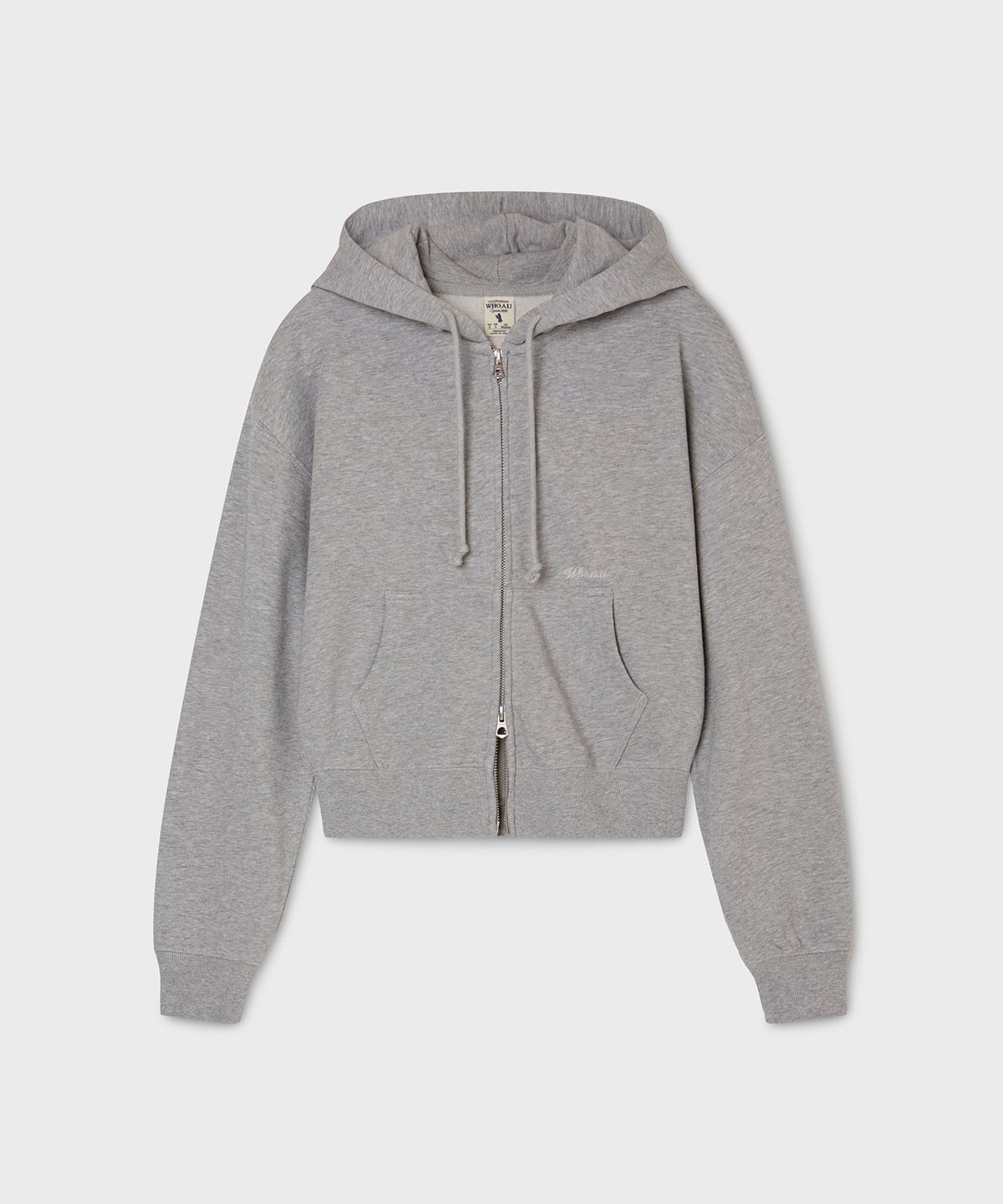 후아유(WHO.A.U) Washed Hood Zip-up / WHMZG1181F