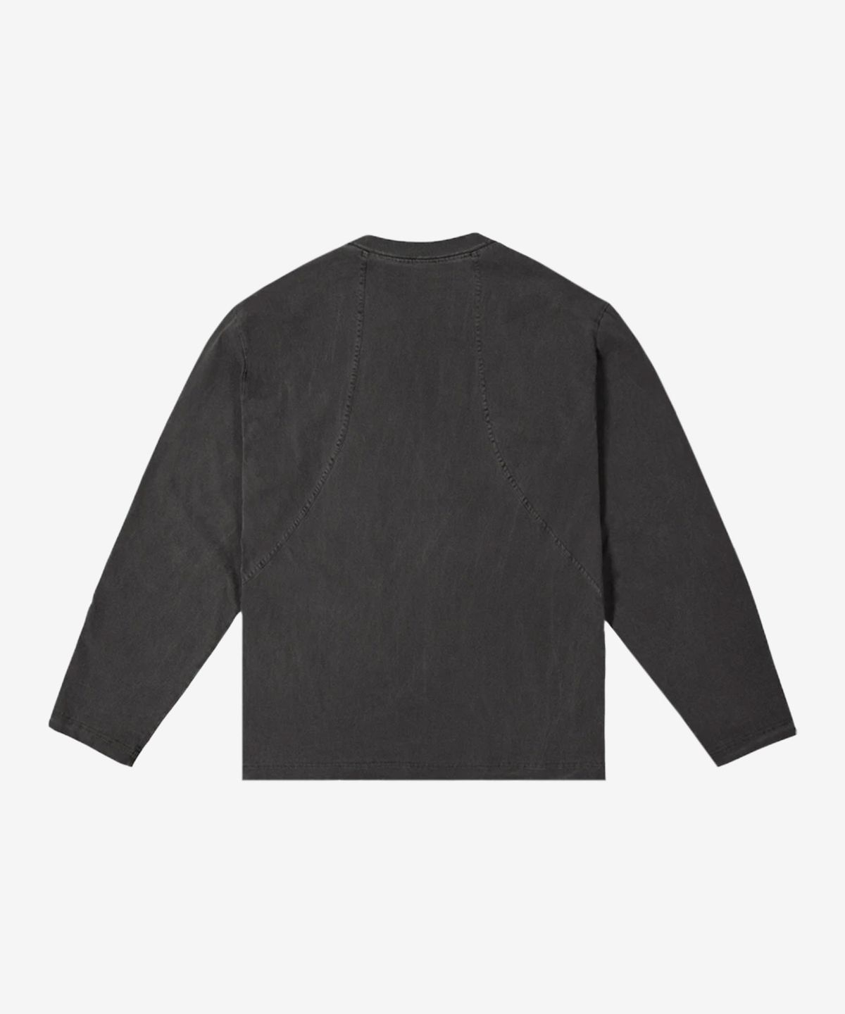 애티튜드 애티튜드(ATTITUDE ATTITUDE) AA Curved Garment Dyeing Long Sleeve Grey