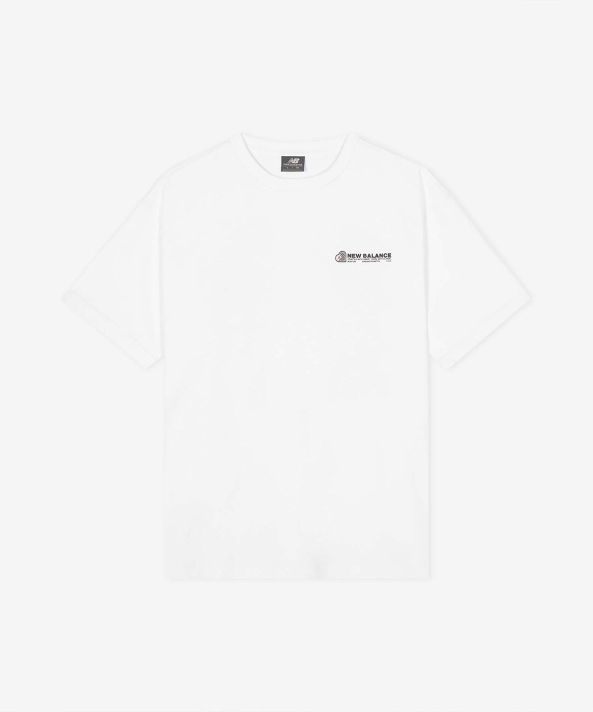 뉴발란스(NEW BALANCE) NBNEG2A073 / UNI NB 하트 그래픽 반팔티 (WHITE)
