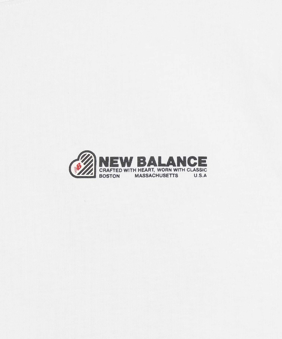 뉴발란스(NEW BALANCE) NBNEG2A073 / UNI NB 하트 그래픽 반팔티 (WHITE)
