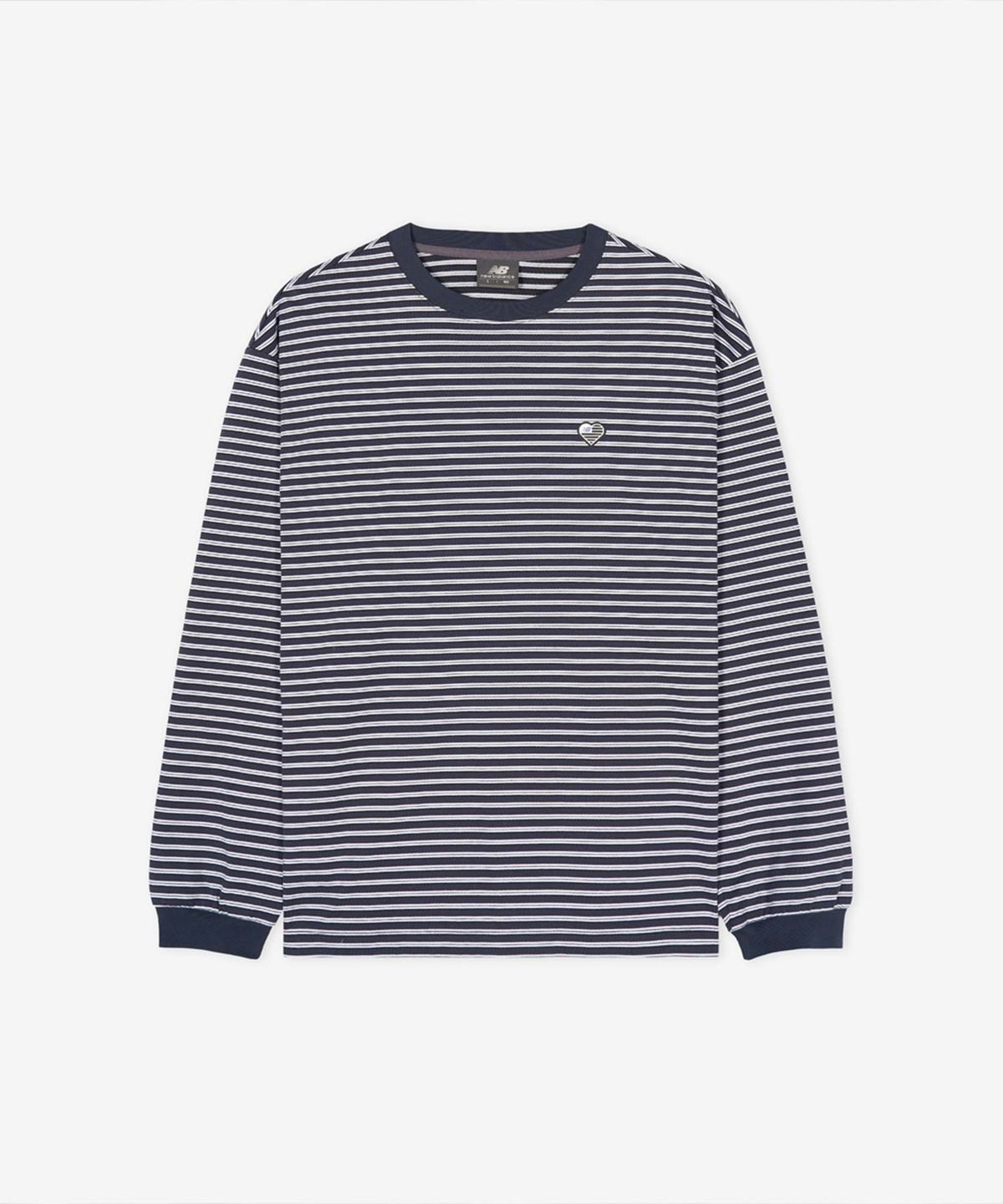 뉴발란스(NEW BALANCE) NBNDG3A013 / MINIMAL HEART COLLECTION 그래픽 긴팔티 (B/GRAPHIC)
