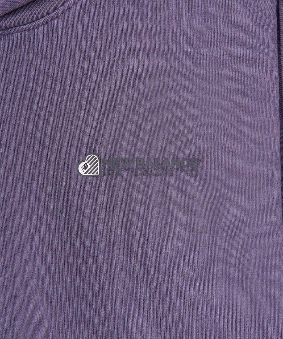 뉴발란스(NEW BALANCE) NBN0G2A033 / UNI NB 하트 그래픽 후드티 (DARK PURPLE)