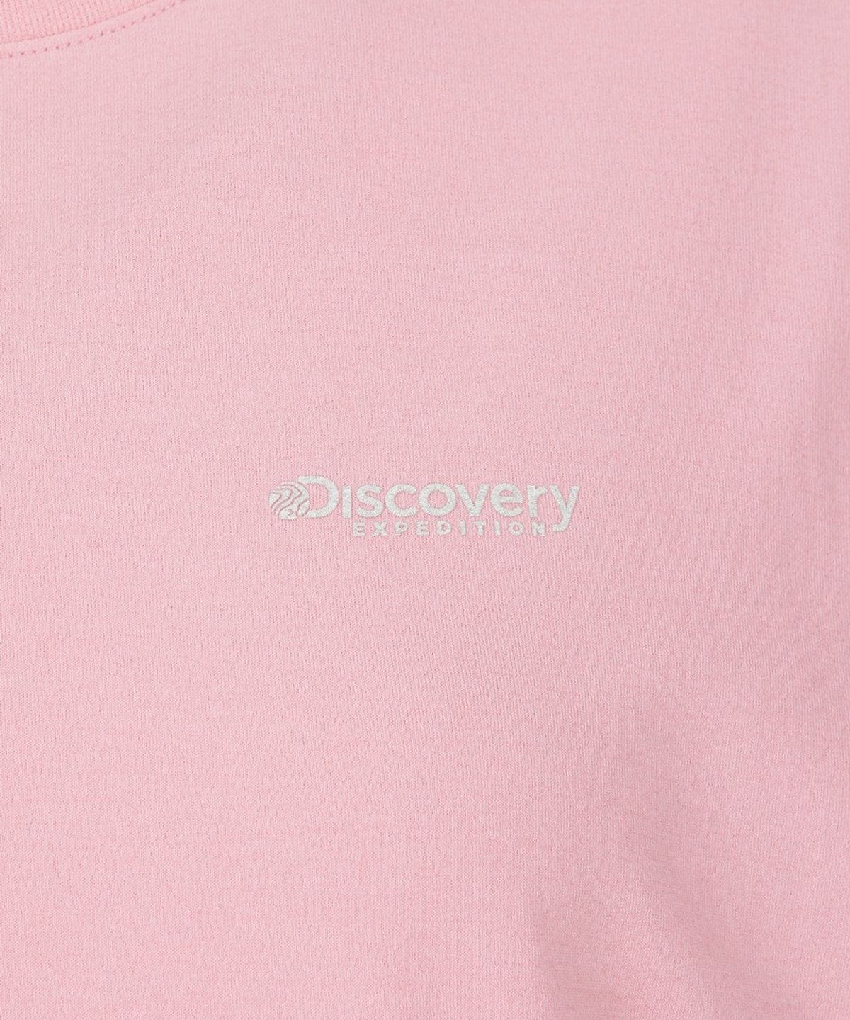 디스커버리 익스페디션(DISCOVERY EXPEDITION) 여성 에버딘 스몰로고 반팔티셔츠 (L/PINK)