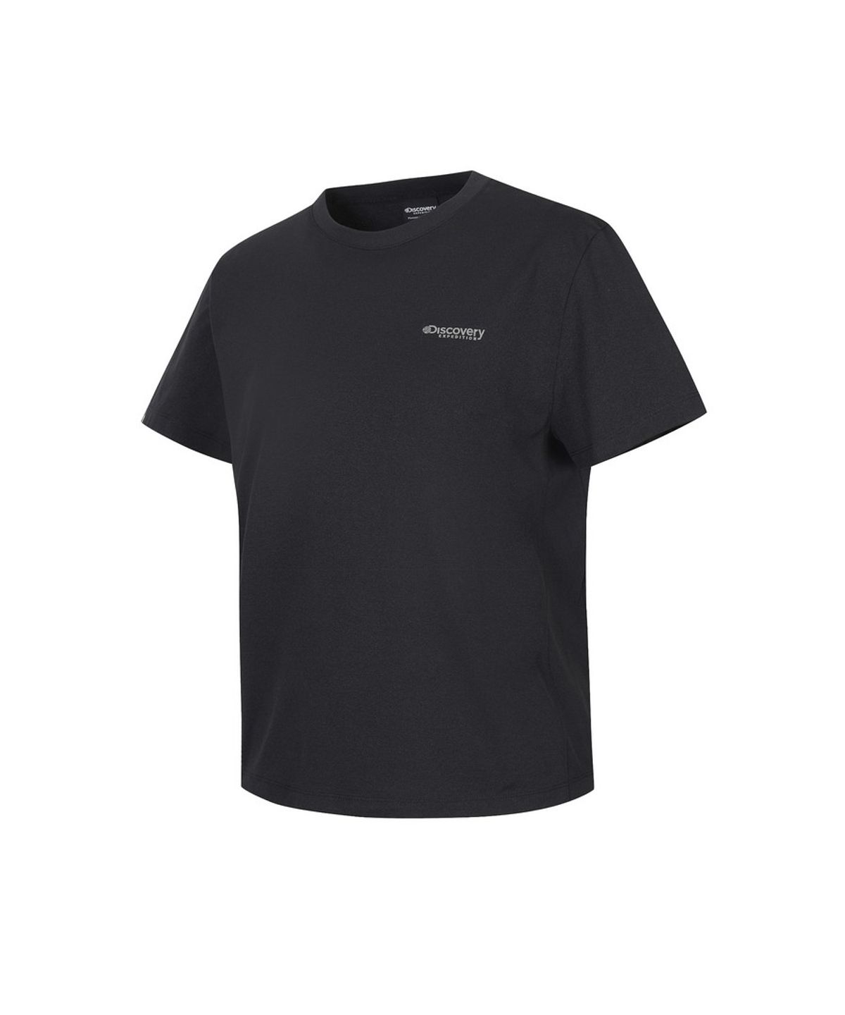 디스커버리 익스페디션(DISCOVERY EXPEDITION) 여성 에버딘 스몰로고 반팔티셔츠 (BLACK)