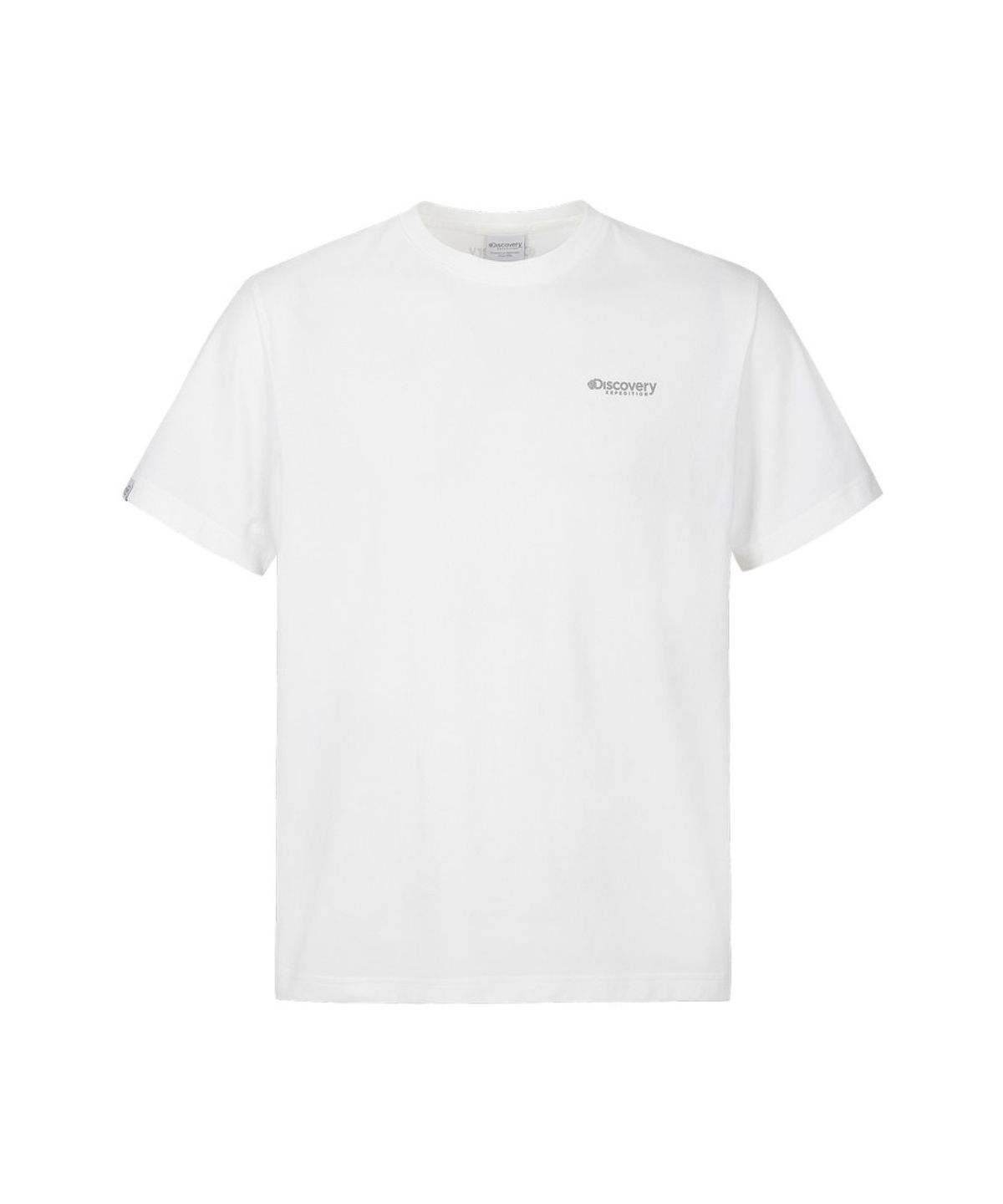 디스커버리 익스페디션(DISCOVERY EXPEDITION) 남성 에버딘 스몰로고 반팔티셔츠 (WHITE)