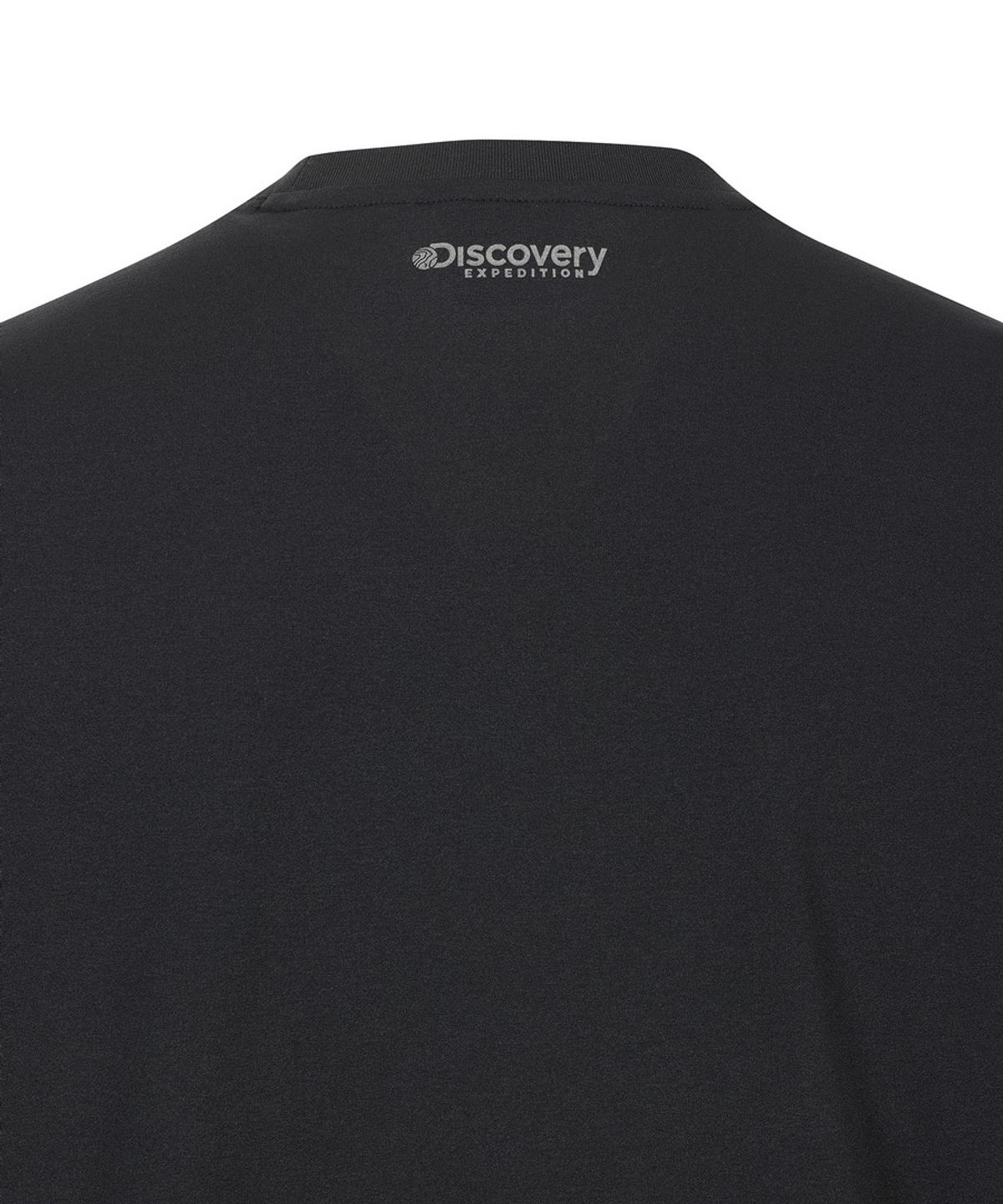 디스커버리 익스페디션(DISCOVERY EXPEDITION) 남성 에버딘 스몰로고 반팔티셔츠 (BLACK)