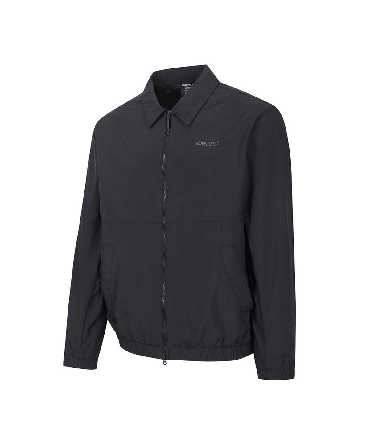 디스커버리 익스페디션(DISCOVERY EXPEDITION) 남성 프레시벤트 윌버 카라형 블루종 자켓 (BLACK)