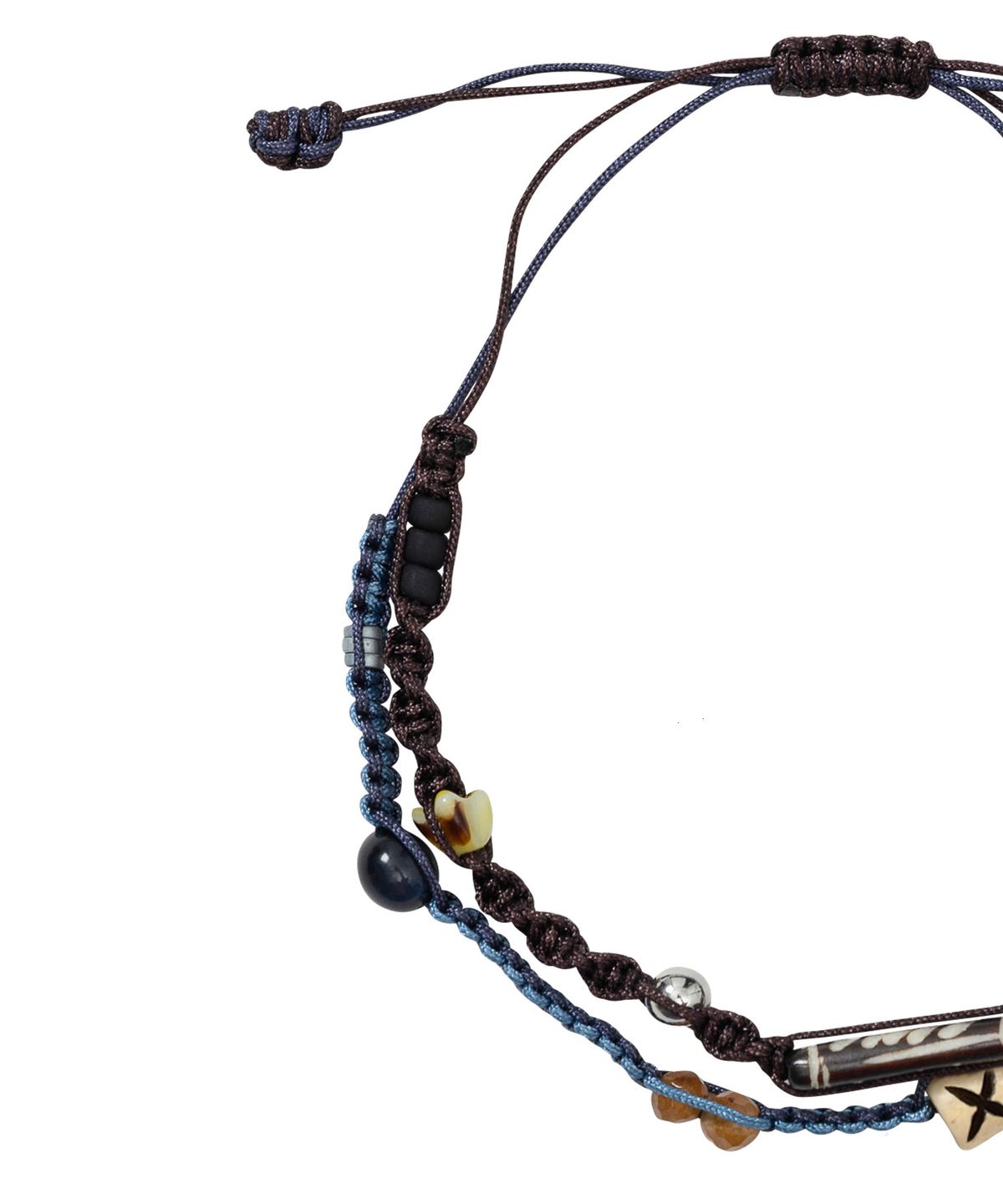 아조바이아조(AJOBYAJO) Wabisabi Knot Layered Bracelet [BLUE]