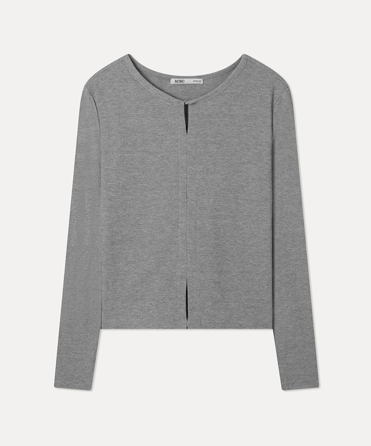 미쏘(MIXXO) 꼬임 포인트 긴팔 티셔츠_MIWLWG319A