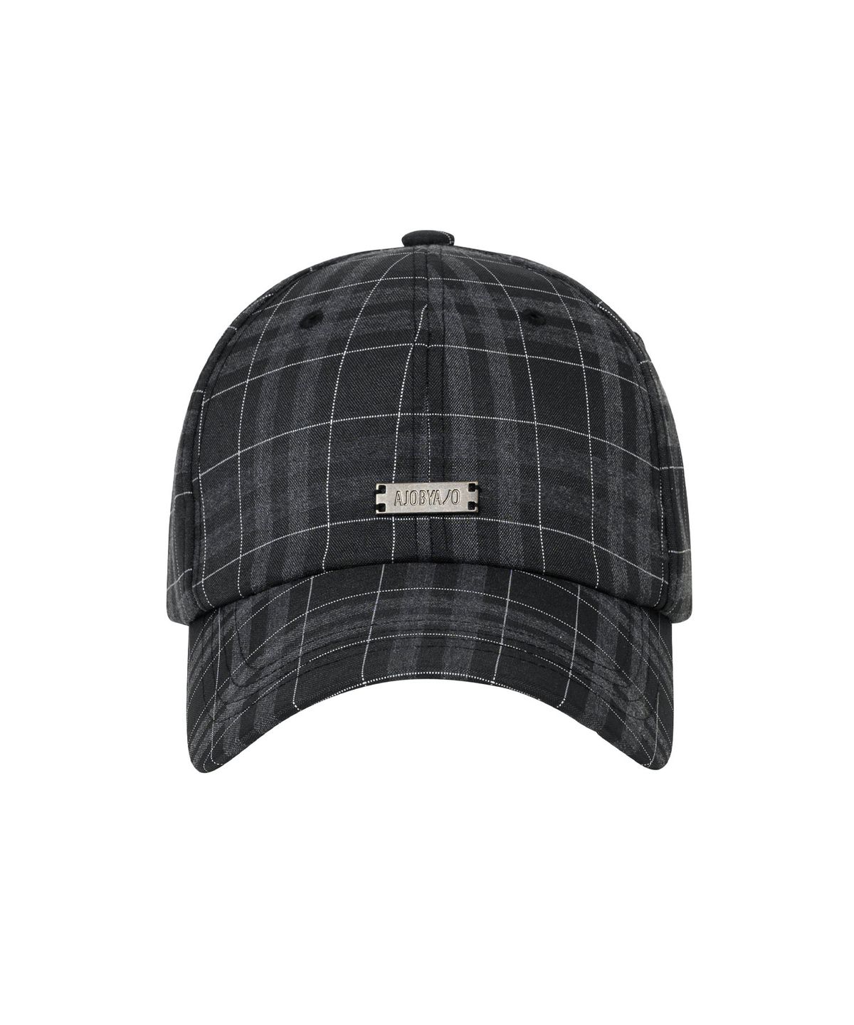 아조바이아조(AJOBYAJO) Check Baseball Cap [BLACK]