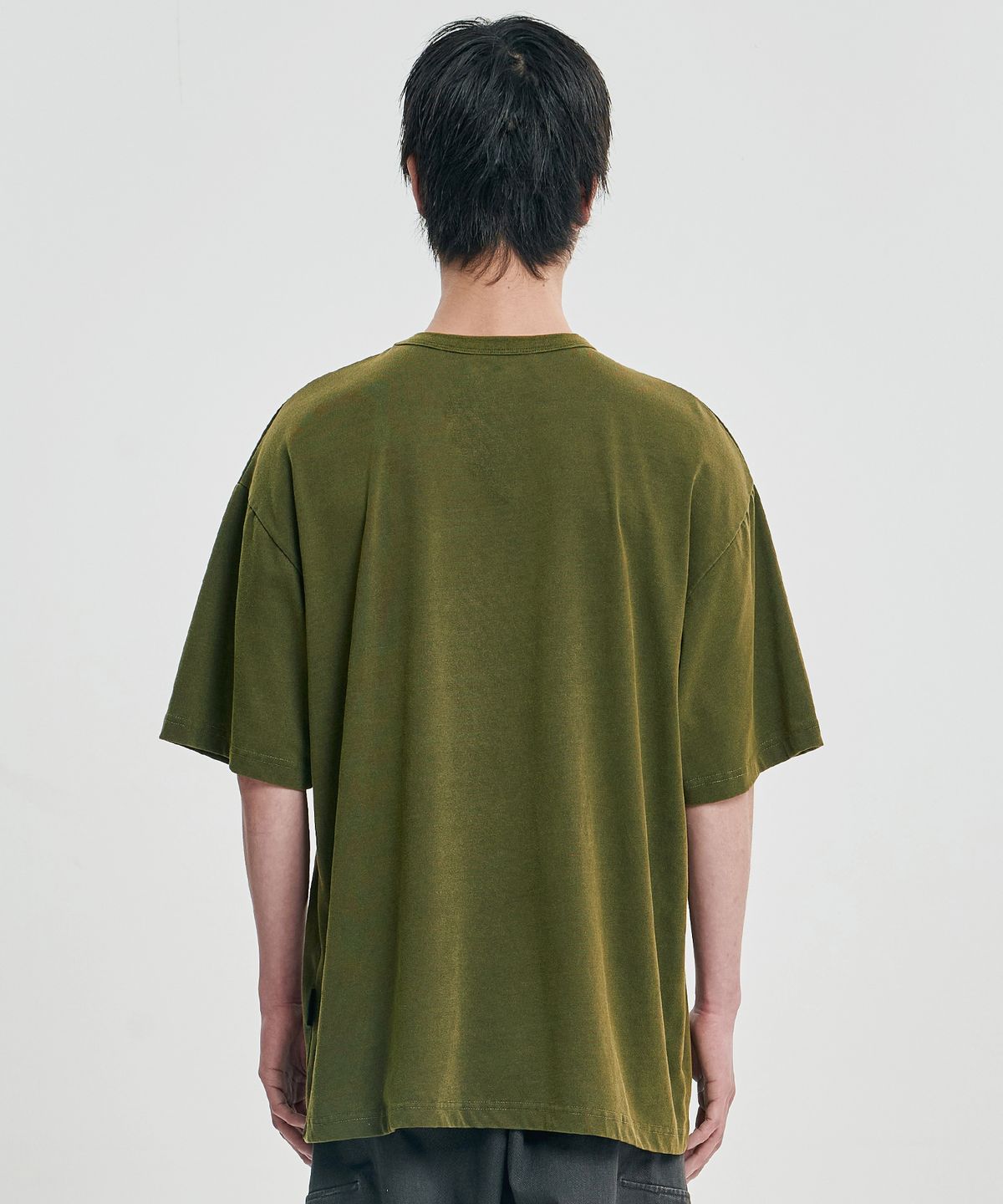 아조바이아조(AJOBYAJO) SMSM Slogan T-Shirt [KHAKI]