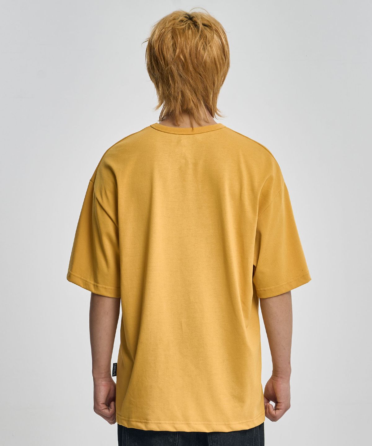 아조바이아조(AJOBYAJO) SMSM Slogan T-Shirt [YELLOW]