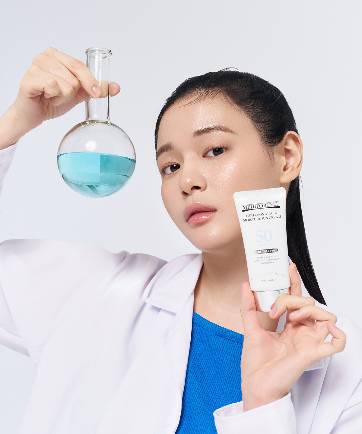 메디포셀(MEDIFORCELL) 히알루론산 모이스처 선크림 50ml