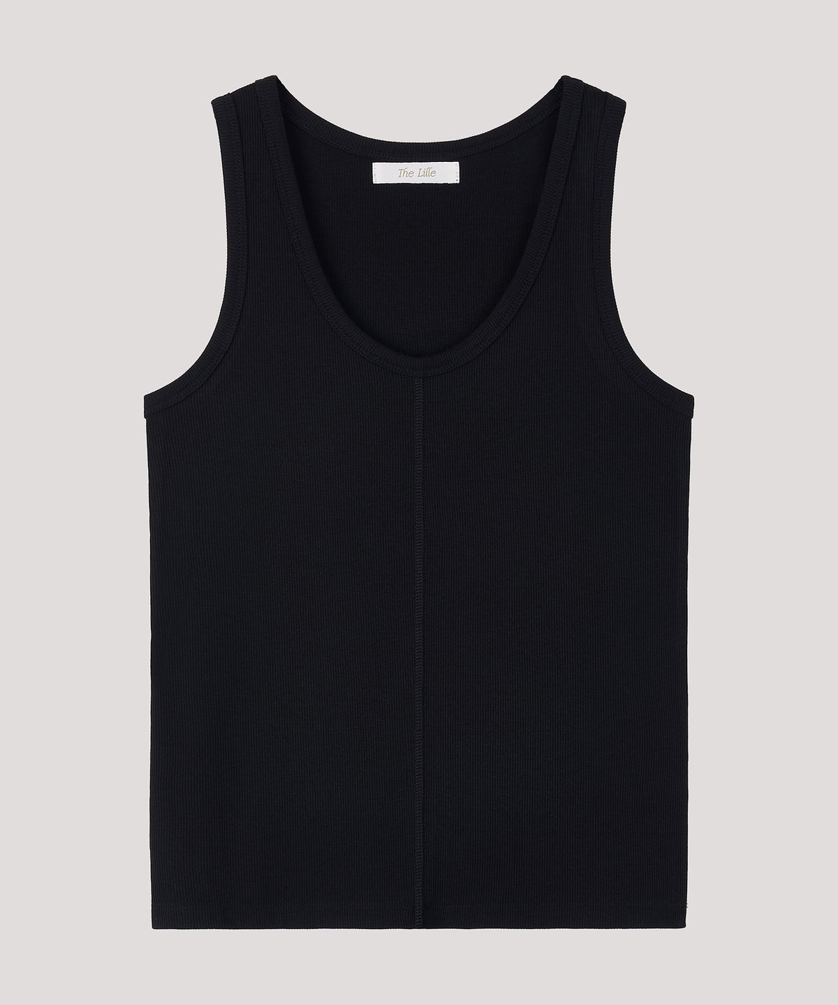 더 릴(THE LILLE) U-Neck Sleeveless Top_Black