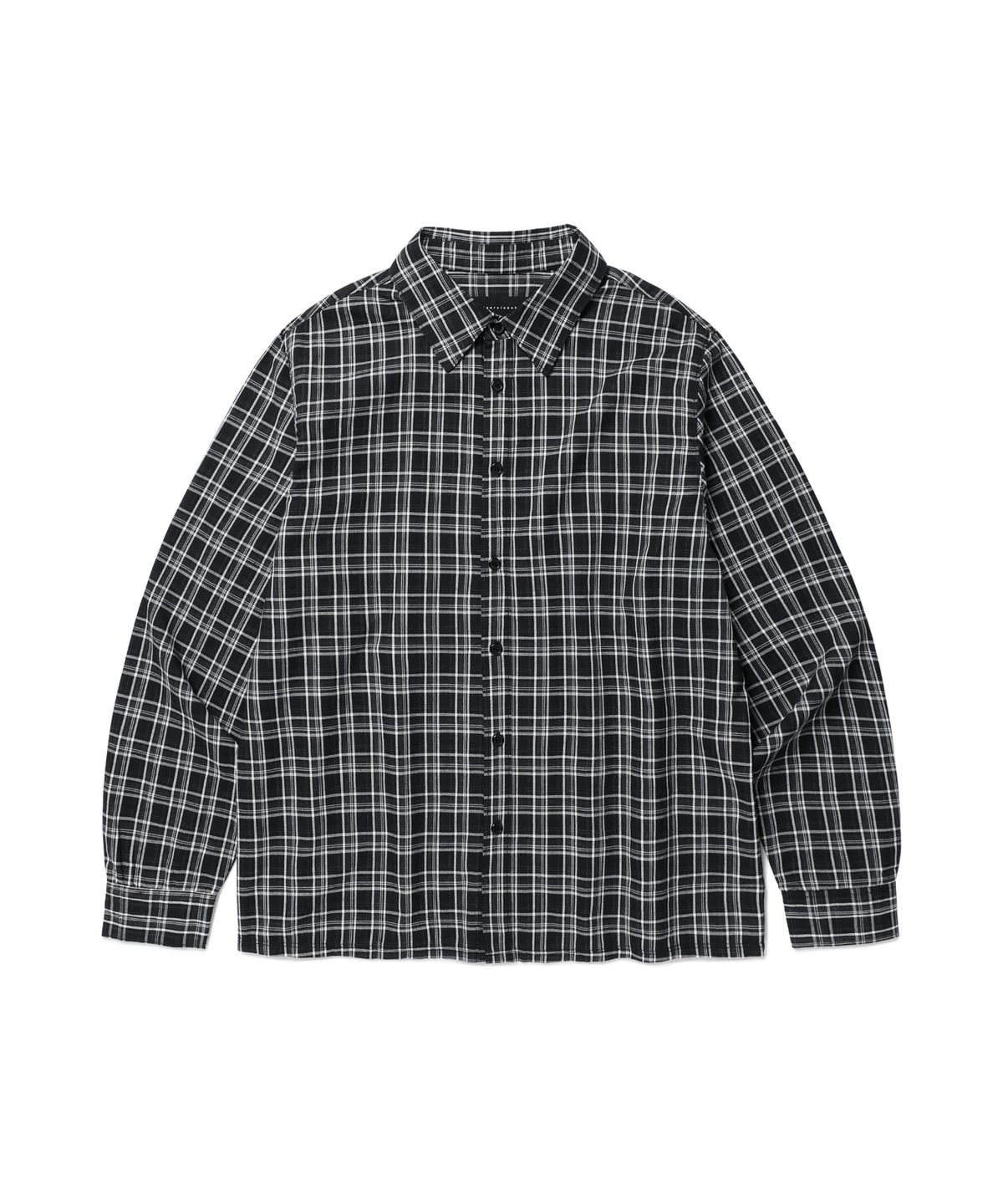 이스트서비스샵(eastserviceshop) 빈티지 클래식 체크 셔츠 - 블랙