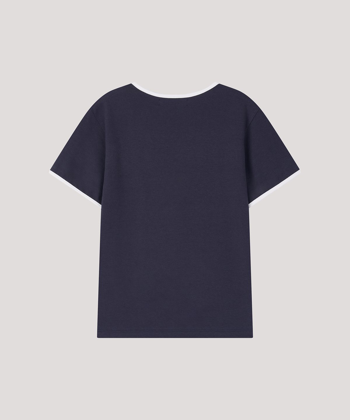 더 릴(THE LILLE) Layered Coloration Top_ Navy